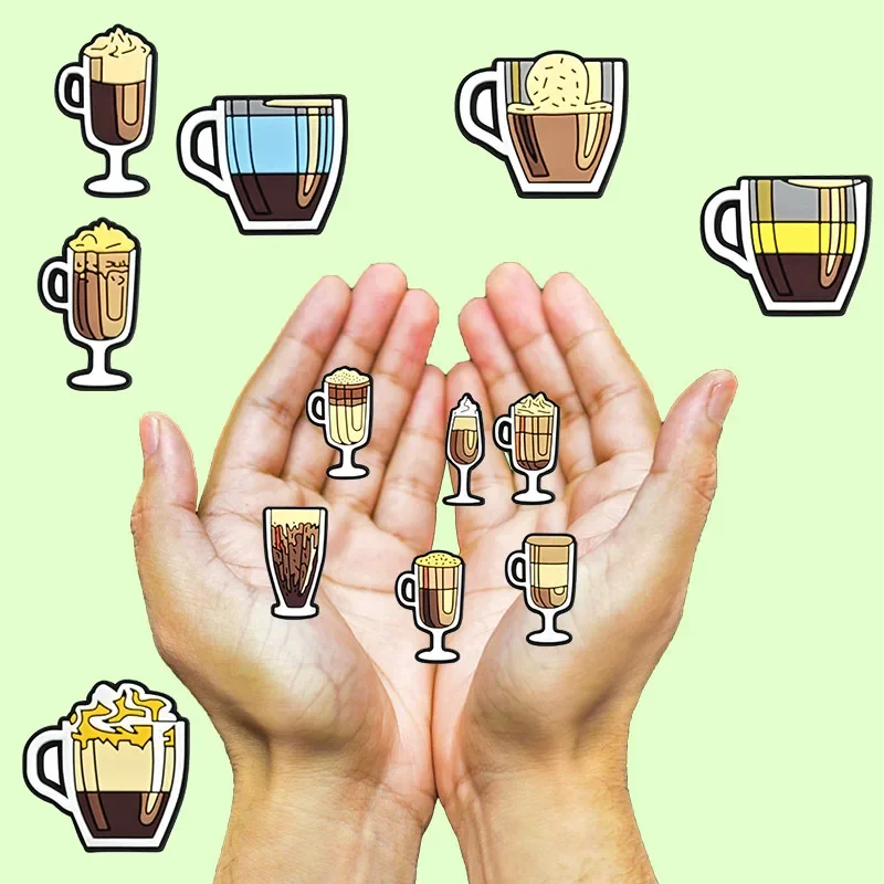 Shoe Charms for Crocs Accessories Coffee Cup Shoes Charm for Croc Decorations Pins Men Accessory Jeans Woman Clogs Clips Badges
Shoe Charms for Crocs Accessories Coffee Cup Shoes Charm for Croc Decorations Pins Men Accessory Jeans Woman Clogs Clips Badges