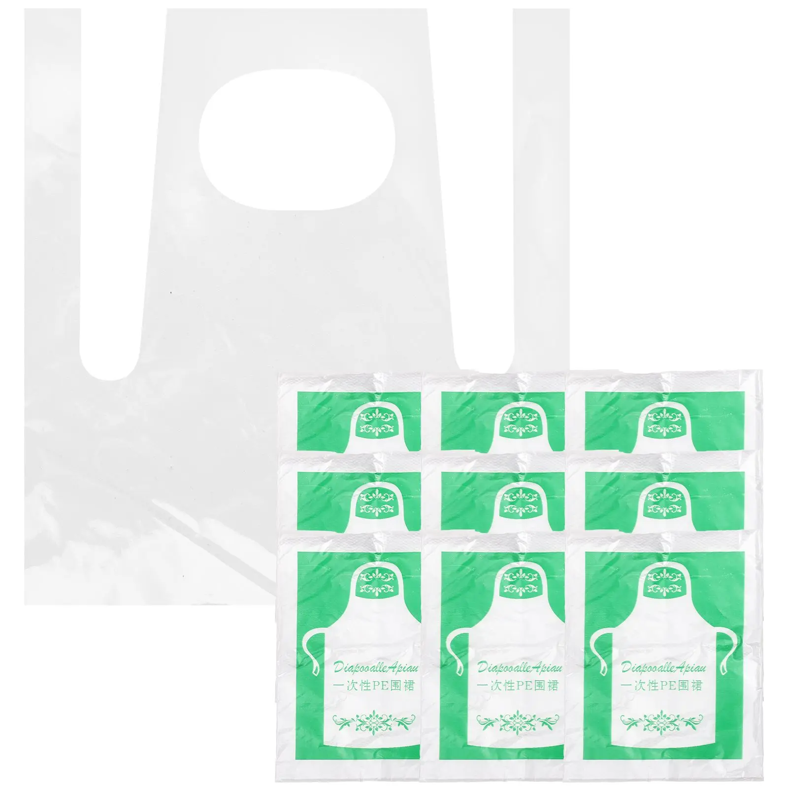 50 Pcs Kids Apron Thickened Plastic Oil Proof Portable 57x65cm Children Painting Cooking Eating Toddler Disposable
50 Pcs Kids Apron Thickened Plastic Oil Proof Portable 57x65cm Children Painting Cooking Eating Toddler Disposable