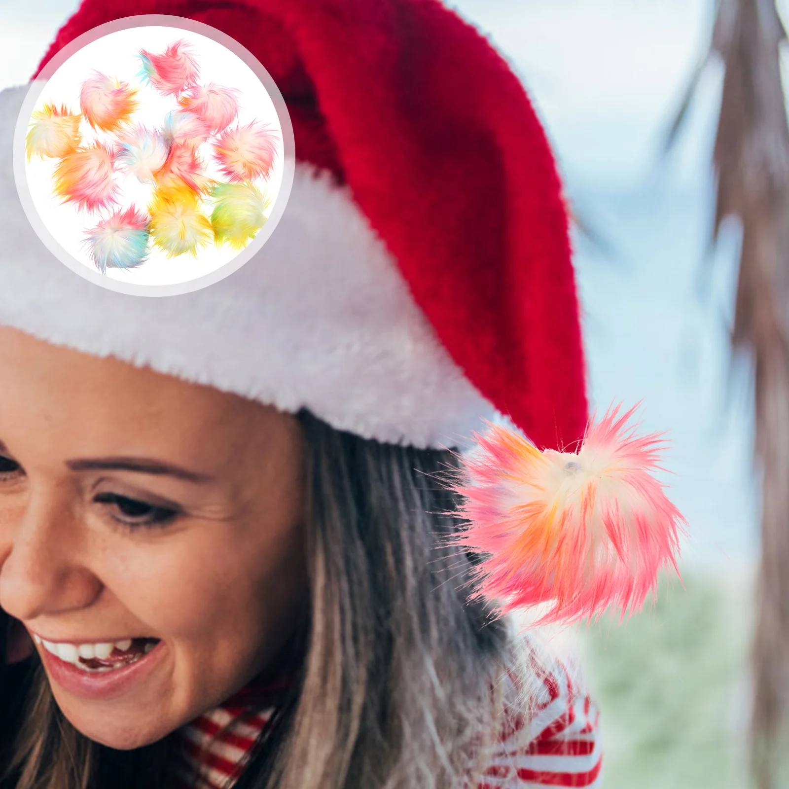 12Pcs Pom Pom Keychain Balls Artificial Simulation Ball Decoration DIY Hat Scarf Bag Crafts Supplies Accessories
12Pcs Pom Pom Keychain Balls Artificial Simulation Ball Decoration DIY Hat Scarf Bag Crafts Supplies Accessories