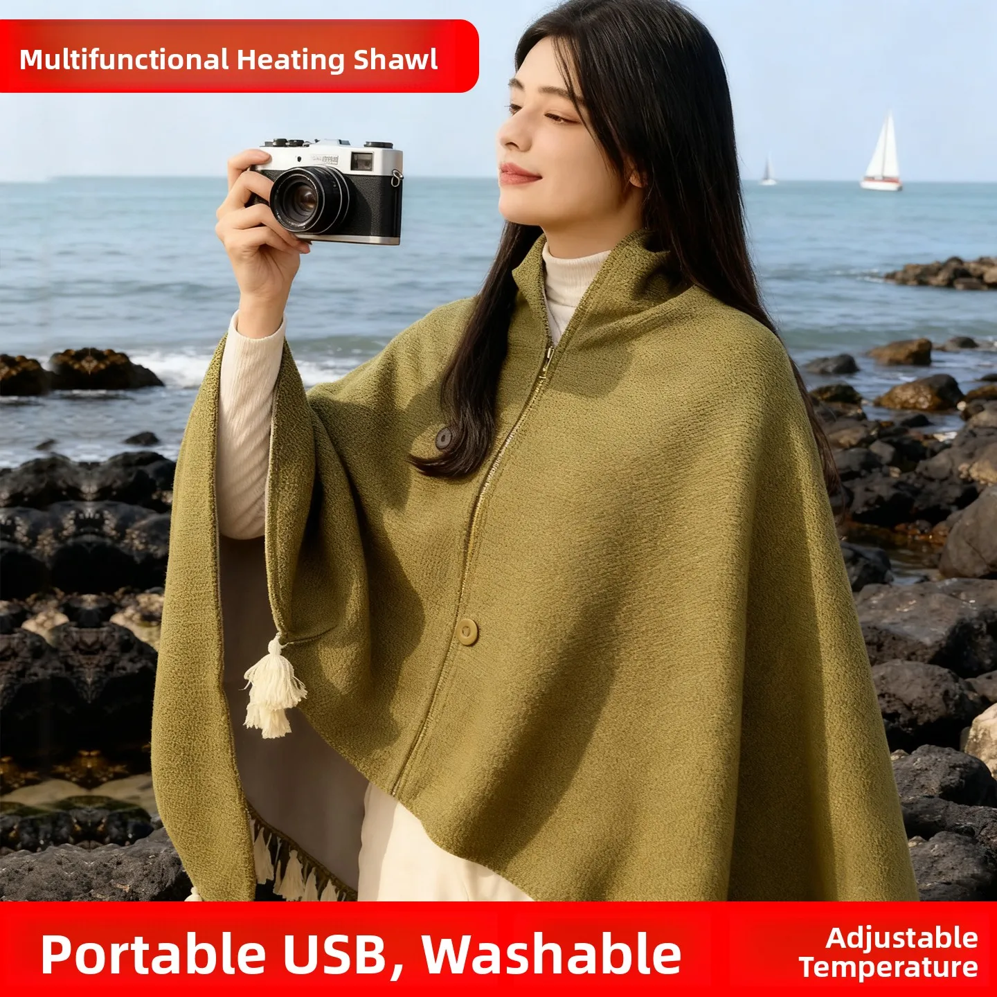 Thiened Отопление Теплая обертка USB Открытый морозостойкий поясной офисный портативный обогреватель для сна
Thiened Отопление Теплая обертка USB Открытый морозостойкий поясной офисный портативный обогреватель для сна