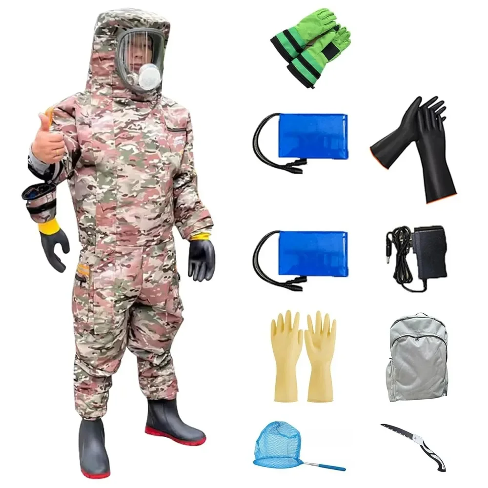 Ventilated Beekeeping Suit Sting Proof Beekeeper Suit,Multi-Size Bee Outfit for Backyard Bee Keeper Protective Clothing
Ventilated Beekeeping Suit Sting Proof Beekeeper Suit,Multi-Size Bee Outfit for Backyard Bee Keeper Protective Clothing