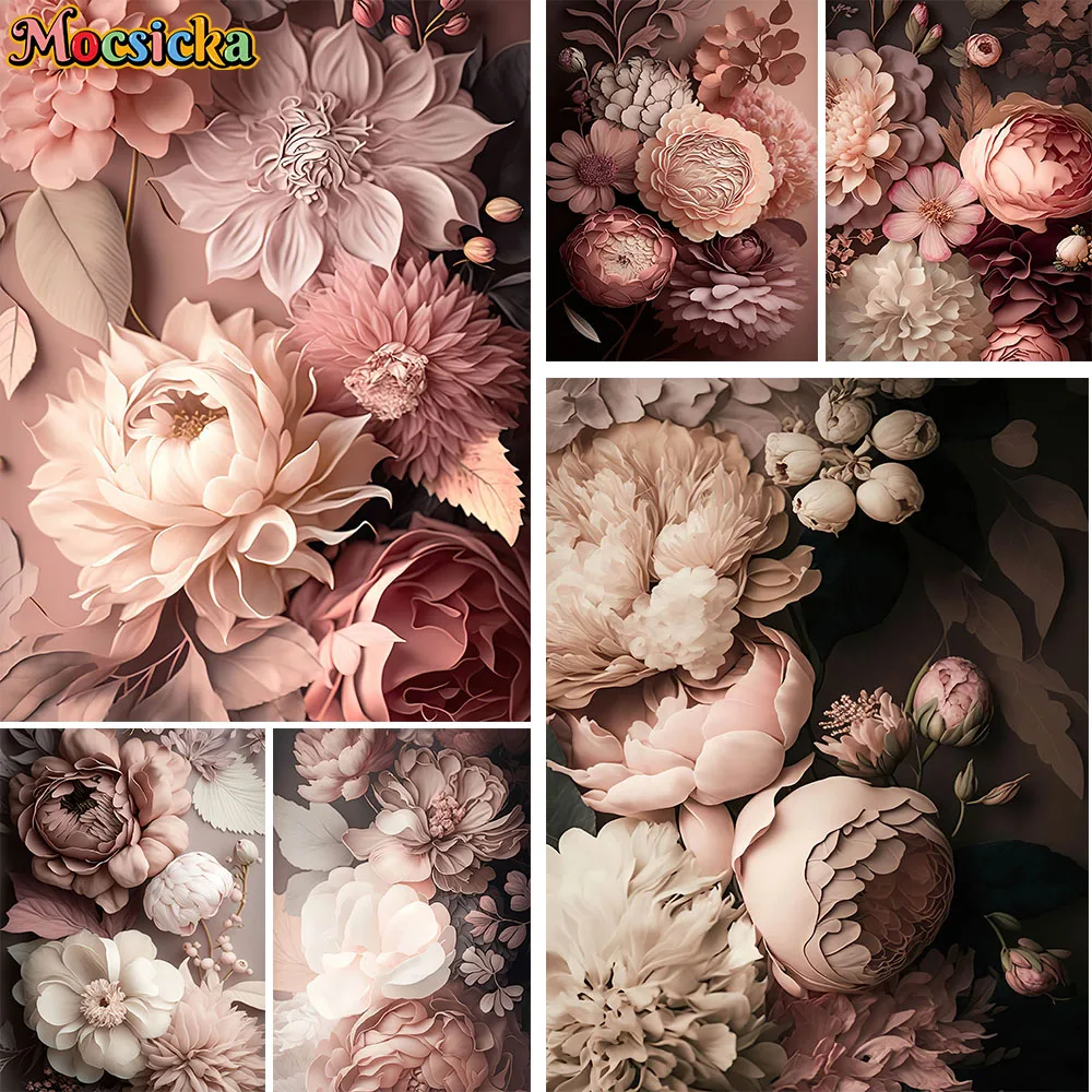 Pale Pink Blooming Floral Background for Studio Photoshoot Maternity Woman Newborn Art Abstract Backdrop Wallpaper Room Decor
Pale Pink Blooming Floral Background for Studio Photoshoot Maternity Woman Newborn Art Abstract Backdrop Wallpaper Room Decor