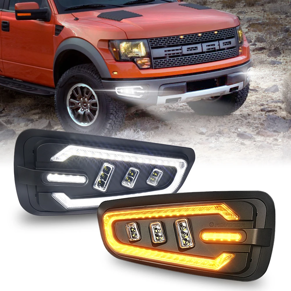 OVOVS LED Fog Lights For Ford F150 F-150 SVT Raptor 2010-2012 Gen 1 13-14 SVT Raptor SuperCrew White DRL Amber Turn Signal
OVOVS LED Fog Lights For Ford F150 F-150 SVT Raptor 2010-2012 Gen 1 13-14 SVT Raptor SuperCrew White DRL Amber Turn Signal