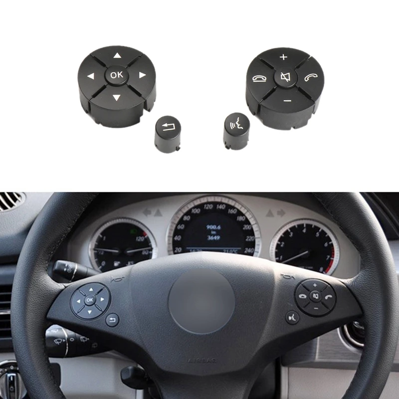 Car Steering Wheel Switch Control Buttons Multi-Function Switch Buttons For Mercedes Benz C-Class W204 GLK W212
Car Steering Wheel Switch Control Buttons Multi-Function Switch Buttons For Mercedes Benz C-Class W204 GLK W212