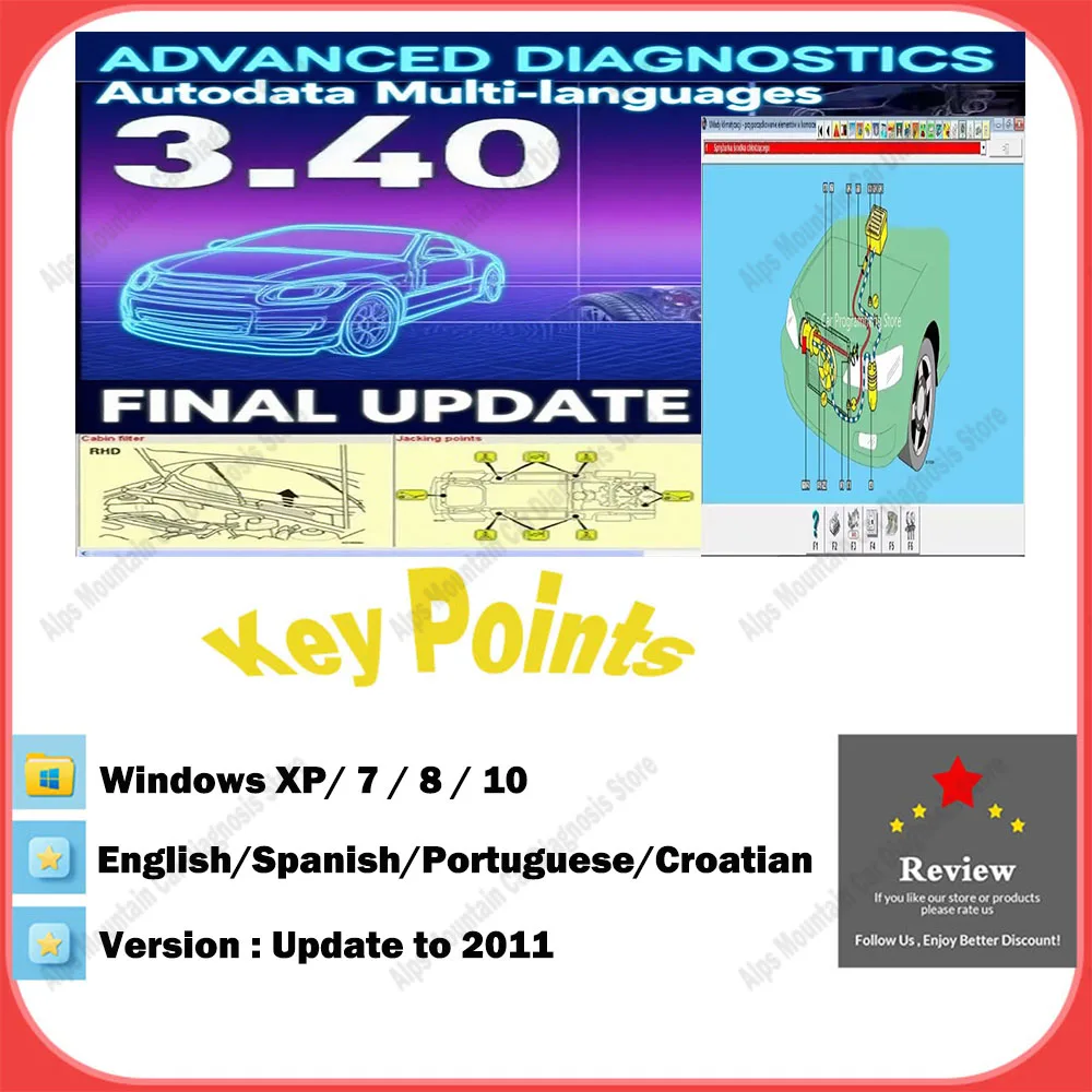 Autodata 3.40 Latest Version Auto Repair Software Multi-language Support Automotive Car Repair Tool for Autodata European Models
Autodata 3.40 Latest Version Auto Repair Software Multi-language Support Automotive Car Repair Tool for Autodata European Models