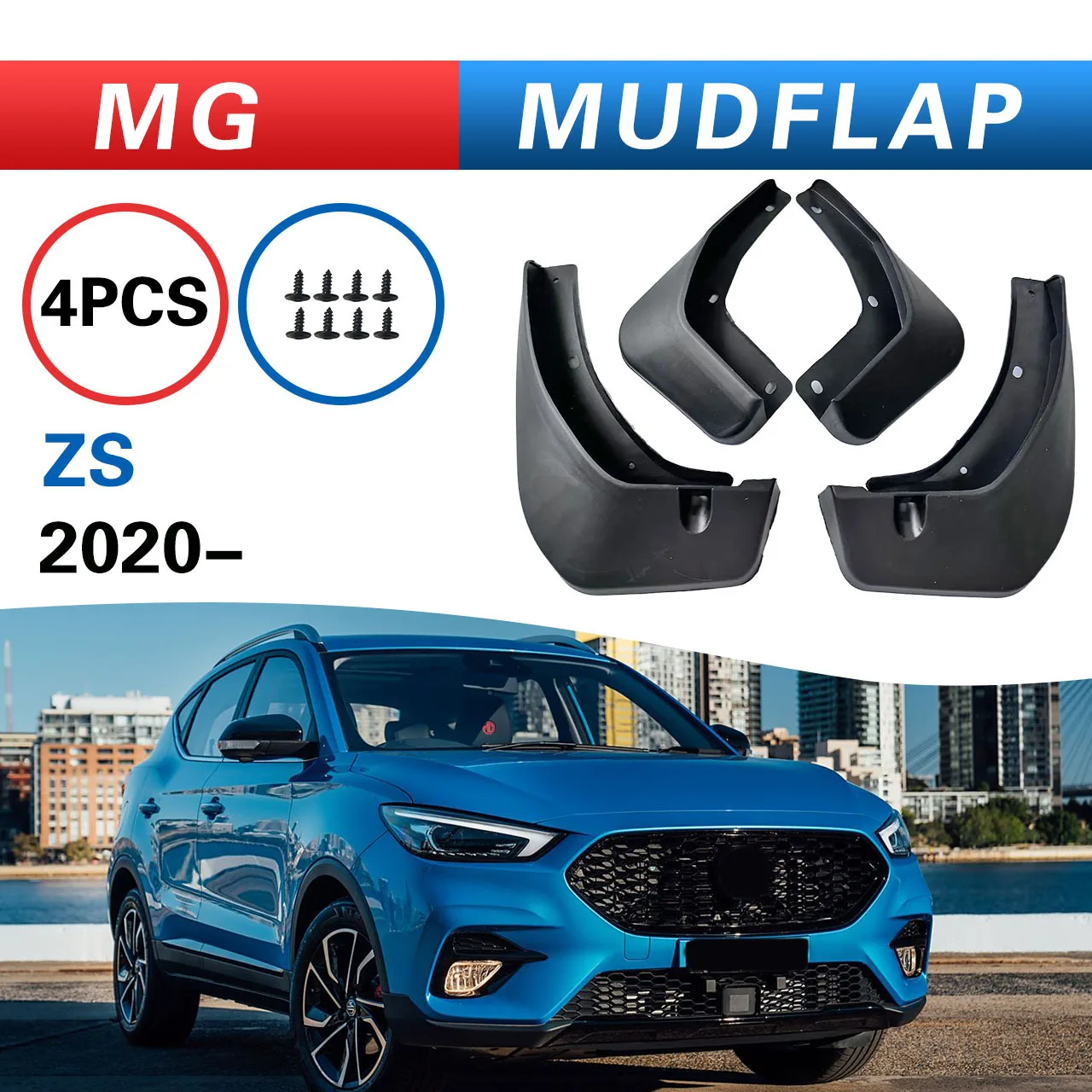 For MG ZS 2020-2023 mudguard, Splash proof mudguard, front and rear wheel fender
For MG ZS 2020-2023 mudguard, Splash proof mudguard, front and rear wheel fender
