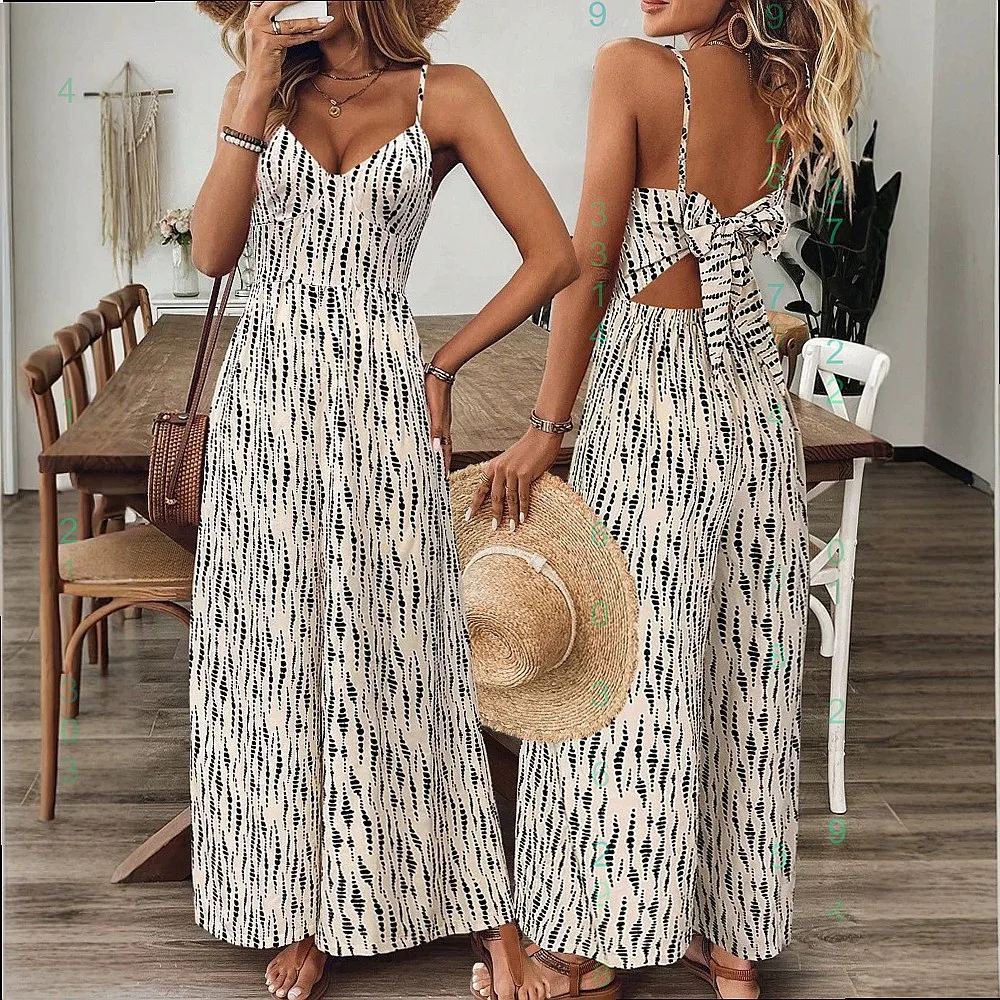 Summer Sleeveless Backless Bow Jumpsuit Women Overall Playsuit Fashion Bodycon Romper
Summer Sleeveless Backless Bow Jumpsuit Women Overall Playsuit Fashion Bodycon Romper