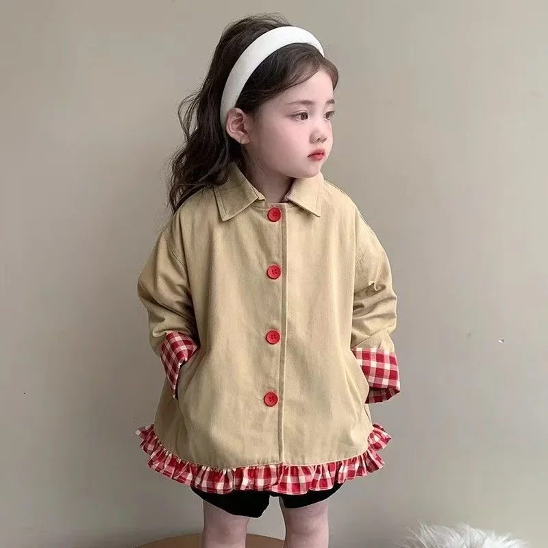 Children's Spring Clothing Female Baby Spring Autumn Paragraph Casual Match Coat Kids Girls Windbreaker Spring Fashionable
Children's Spring Clothing Female Baby Spring Autumn Paragraph Casual Match Coat Kids Girls Windbreaker Spring Fashionable