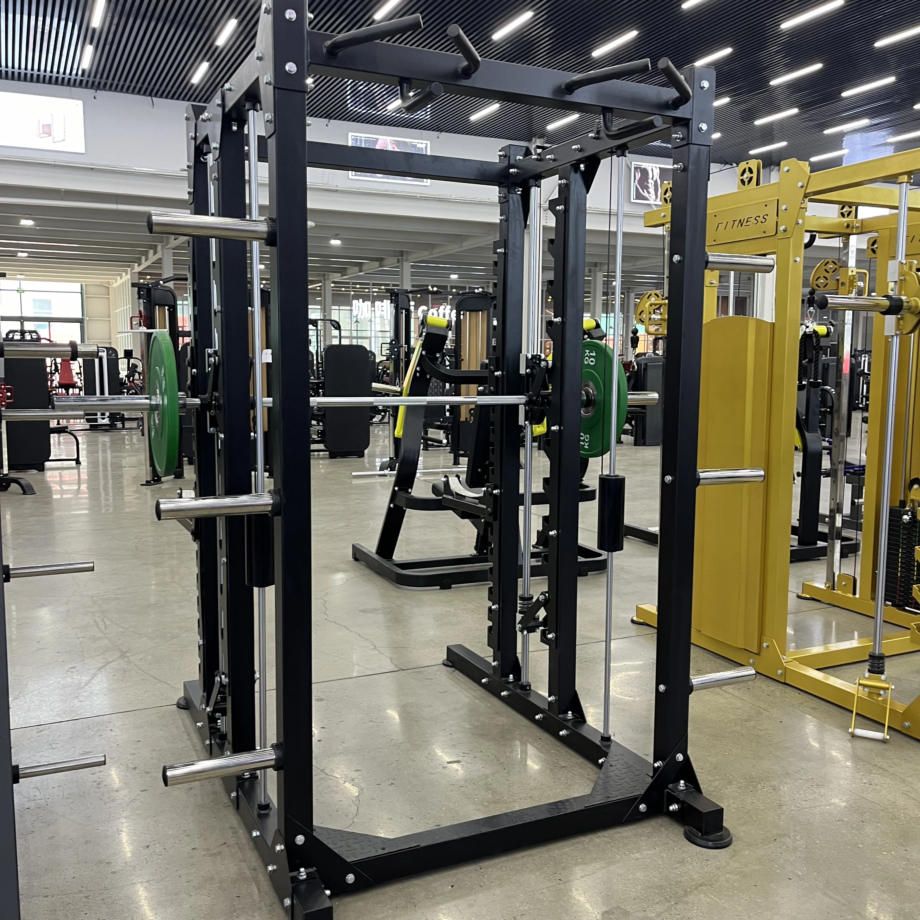 New Smith Machine Home-Use Integrated Multi-Functional Strength Trainer with Squat Rack Gym Fitness Equipment
New Smith Machine Home-Use Integrated Multi-Functional Strength Trainer with Squat Rack Gym Fitness Equipment