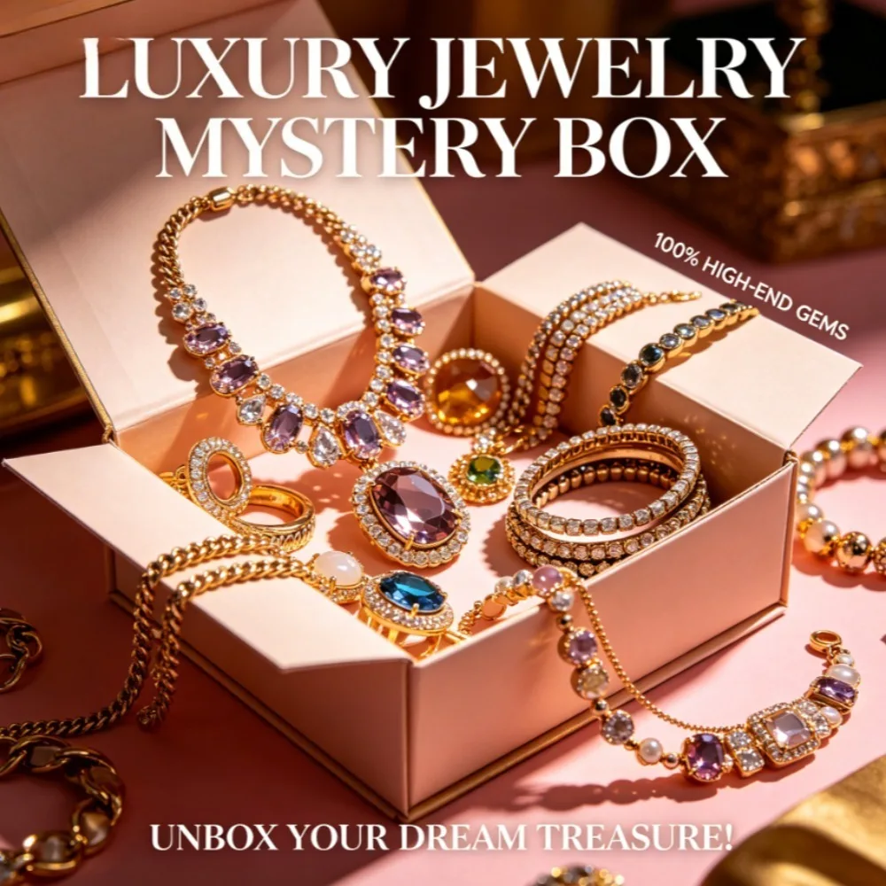Hard To Find Top Grade Jewelry Blind Box Random Luxury Baroque Pearl Shiny Crystal Ornaments Crazy Cheap Surprise Gift Box
Hard To Find Top Grade Jewelry Blind Box Random Luxury Baroque Pearl Shiny Crystal Ornaments Crazy Cheap Surprise Gift Box