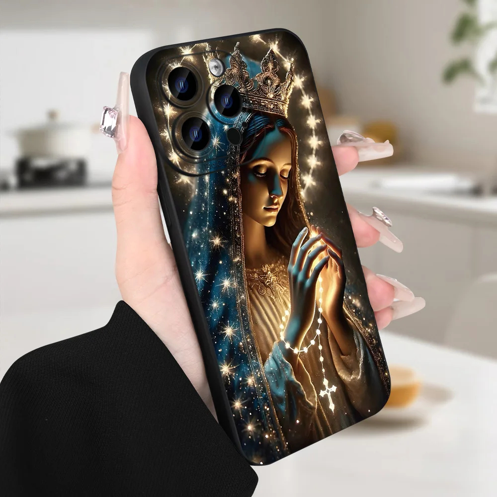 Praying Girl Pattern Black Matte TPU Phone Case, suitable for iPhone 17, 16, 15, 14, 13, 12, 11, etc.
Praying Girl Pattern Black Matte TPU Phone Case, suitable for iPhone 17, 16, 15, 14, 13, 12, 11, etc.