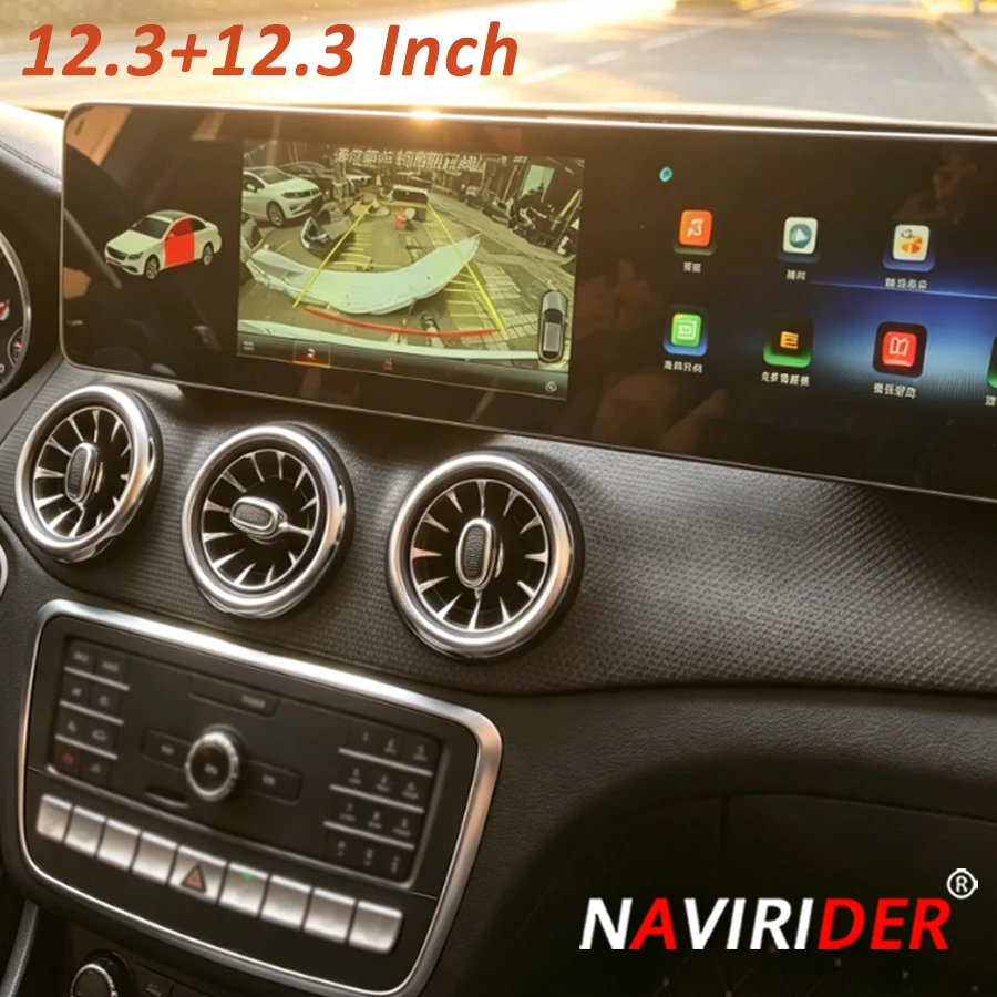 Yes 12.3+12.3 Inch Dual Screen GPS Wireless CarPlay 4G Navi For Mercedes Benz GLA CLA A CLASS W176 X117 X156 W463 W246 2013-2015
Yes 12.3+12.3 Inch Dual Screen GPS Wireless CarPlay 4G Navi For Mercedes Benz GLA CLA A CLASS W176 X117 X156 W463 W246 2013-2015