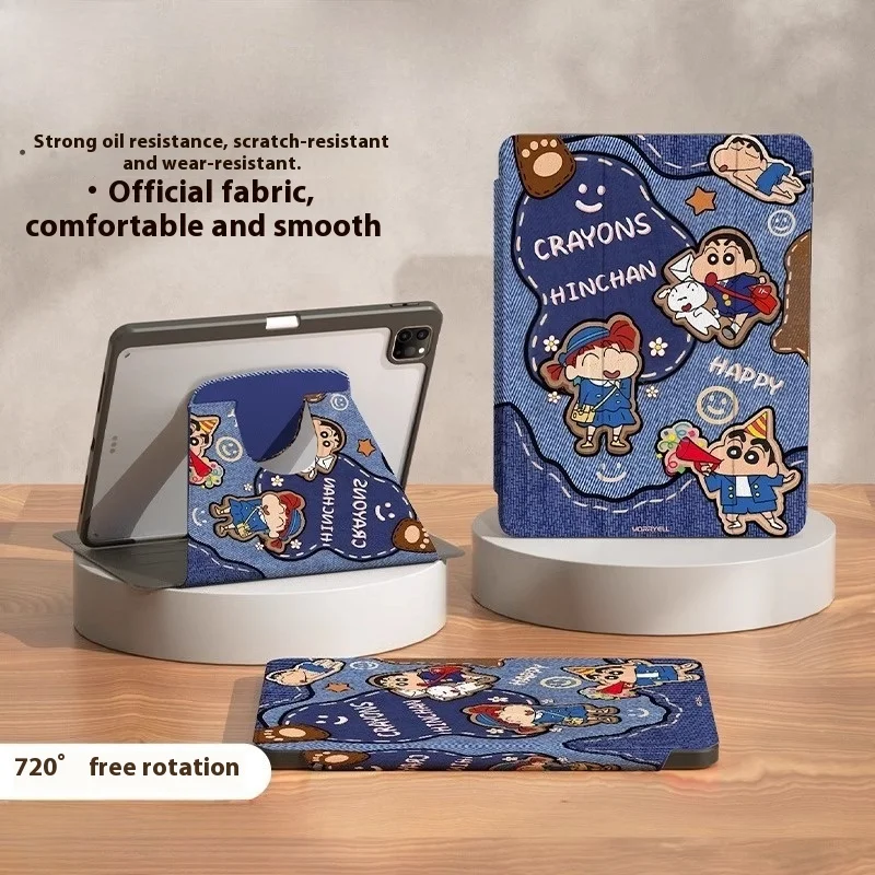 MINISO Crayon Shin-chan For iPad Case Funda ipad 9/10/11 A16 11in Protective case Air3 4 5 10.9in M2 M3 Pro4 5 6 M4 Tablet Cover
MINISO Crayon Shin-chan For iPad Case Funda ipad 9/10/11 A16 11in Protective case Air3 4 5 10.9in M2 M3 Pro4 5 6 M4 Tablet Cover