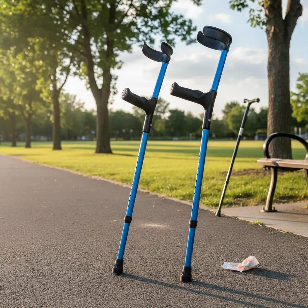 Medical Arm Support Sticks 1 Pair (350LBS) For Recovery Rehabilitation Mobility Disability, 11-Level Height Adjustable 4-Leve
Medical Arm Support Sticks 1 Pair (350LBS) For Recovery Rehabilitation Mobility Disability, 11-Level Height Adjustable 4-Leve