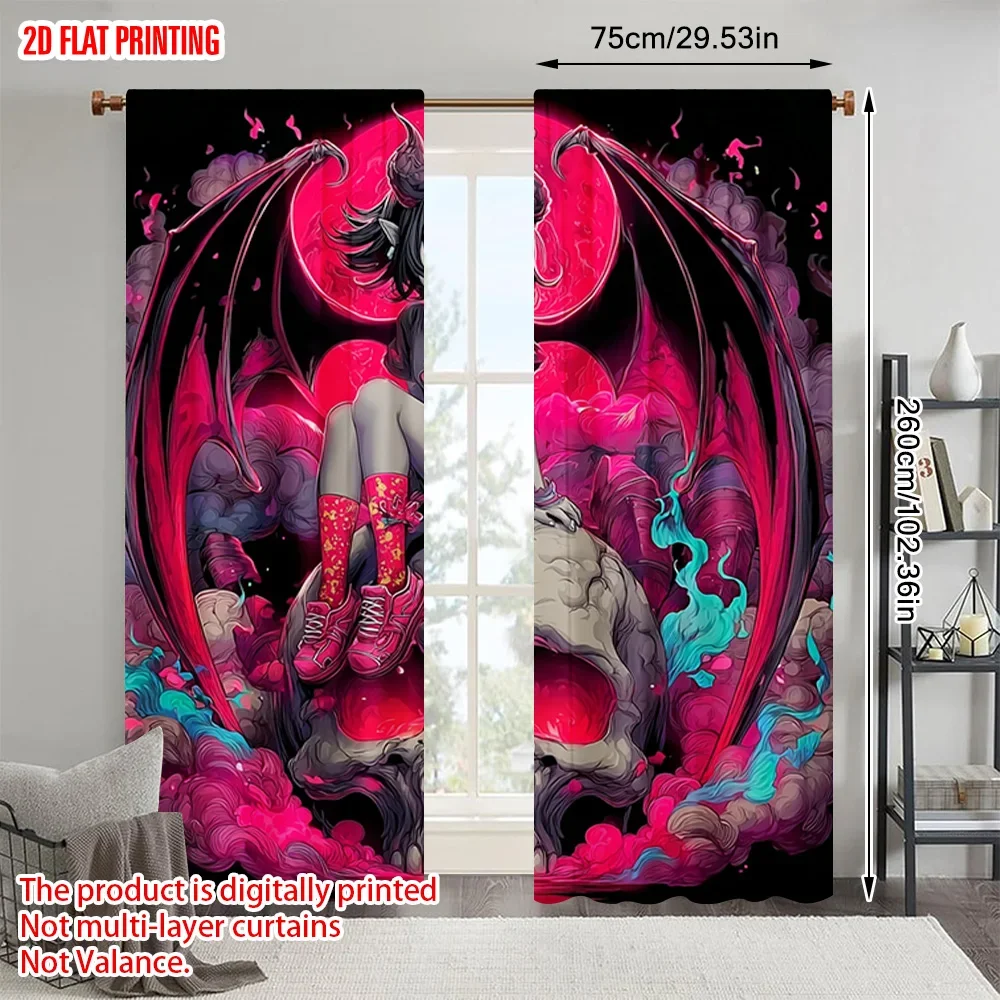 2pcs, plane printing Curtain Popular Cute little witch Polyester Fabric (without rod) All Seasons Ldeal for Home & Office
2pcs, plane printing Curtain Popular Cute little witch Polyester Fabric (without rod) All Seasons Ldeal for Home & Office