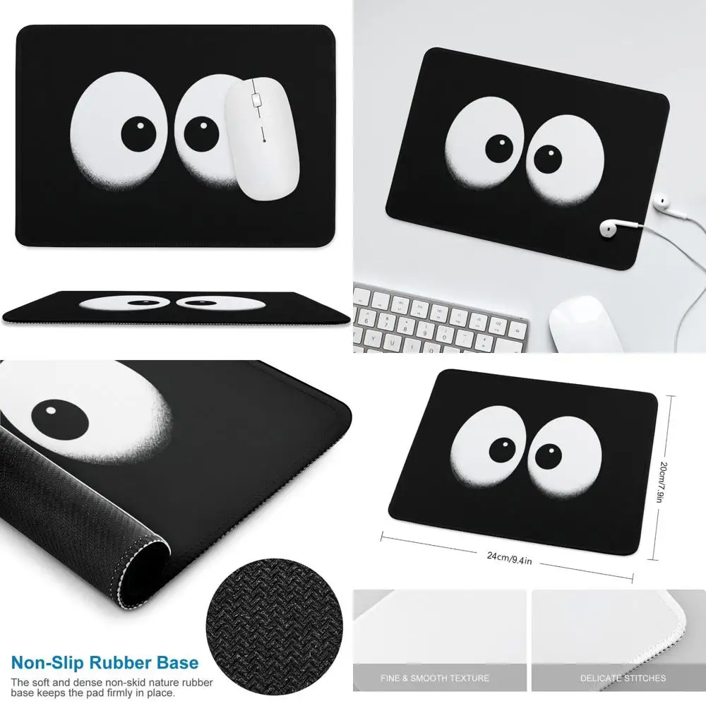 Large Cartoon Eye Mouse Pad, Non-Slip Rubber Base for Desk and Laptop, Suitable for Office and Gaming Use, Medium Size 
Large Cartoon Eye Mouse Pad, Non-Slip Rubber Base for Desk and Laptop, Suitable for Office and Gaming Use, Medium Size