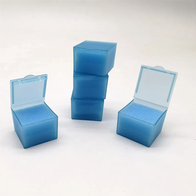 100pcs Dental Lab Materials Packaging Box Plastic Square Box with Foam In For Single Crowns And Bridge
100pcs Dental Lab Materials Packaging Box Plastic Square Box with Foam In For Single Crowns And Bridge
