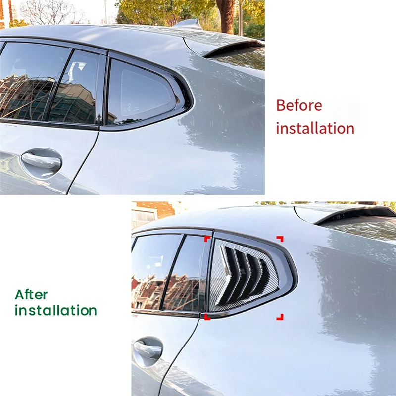 Durable-Rear Windows Triangle Cover Triangle Louver Cover Sticker Car Windows Triangular Trim For BMW X4 G02 2018+ 1 Pair Gloss
Durable-Rear Windows Triangle Cover Triangle Louver Cover Sticker Car Windows Triangular Trim For BMW X4 G02 2018+ 1 Pair Gloss
