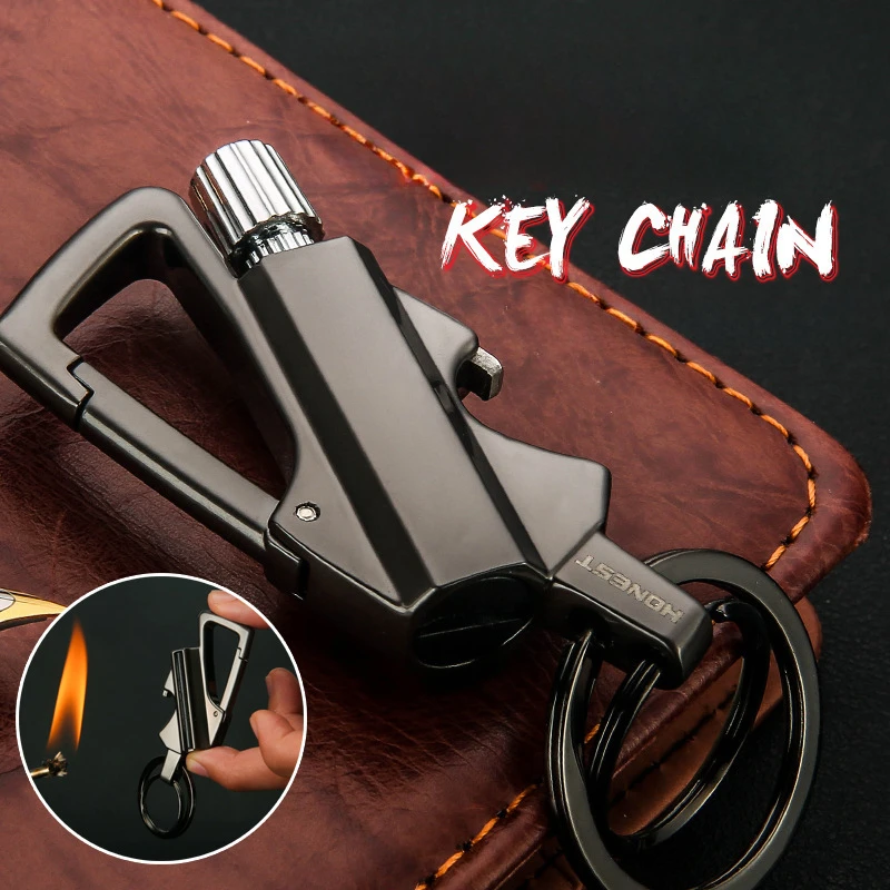 Outdoor Multifunctional Portable Match Keychain, Kerosene Lighter, Metal, Camping Ignition Tool, Men's Gadget
Outdoor Multifunctional Portable Match Keychain, Kerosene Lighter, Metal, Camping Ignition Tool, Men's Gadget