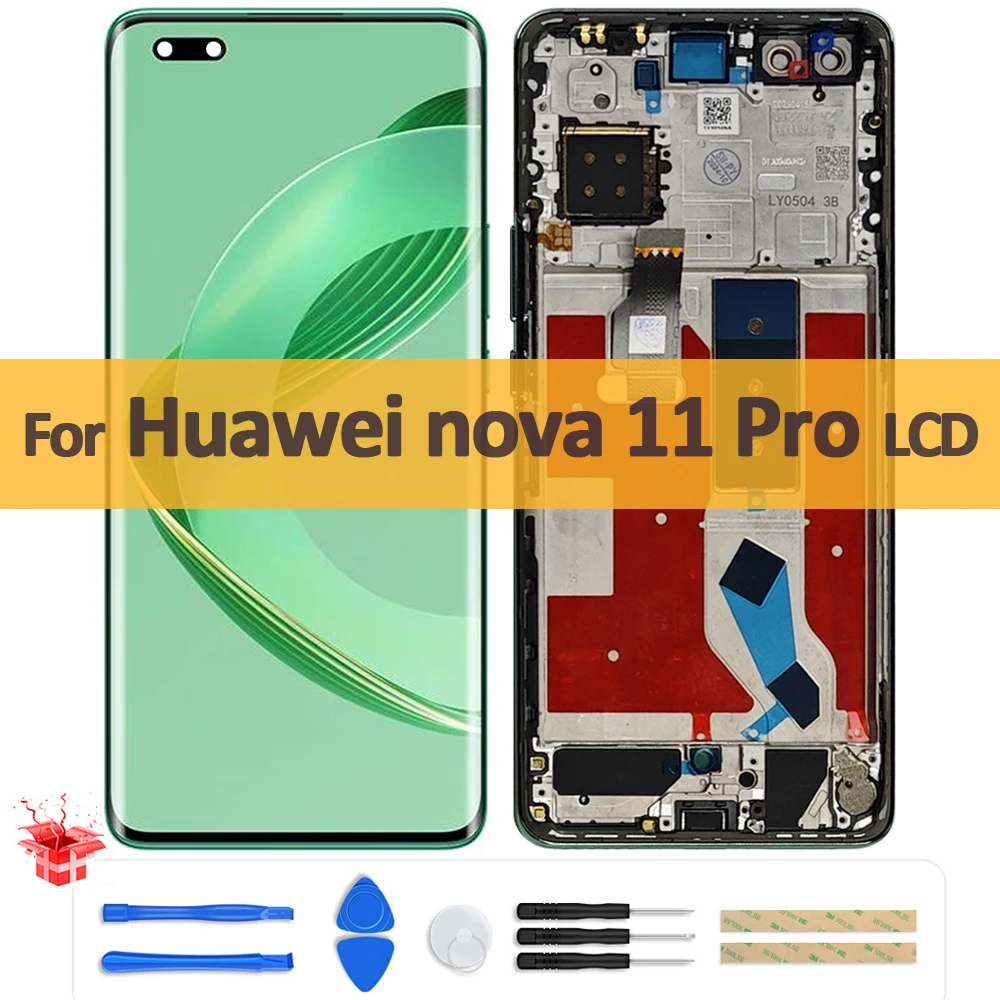 6.78" Original OLED For Huawei Nova 11 Pro LCD Display Touch Screen Digitizer Assembly For Nova 11Pro GOA-AL80 GOA-LX9 Screen
6.78" Original OLED For Huawei Nova 11 Pro LCD Display Touch Screen Digitizer Assembly For Nova 11Pro GOA-AL80 GOA-LX9 Screen