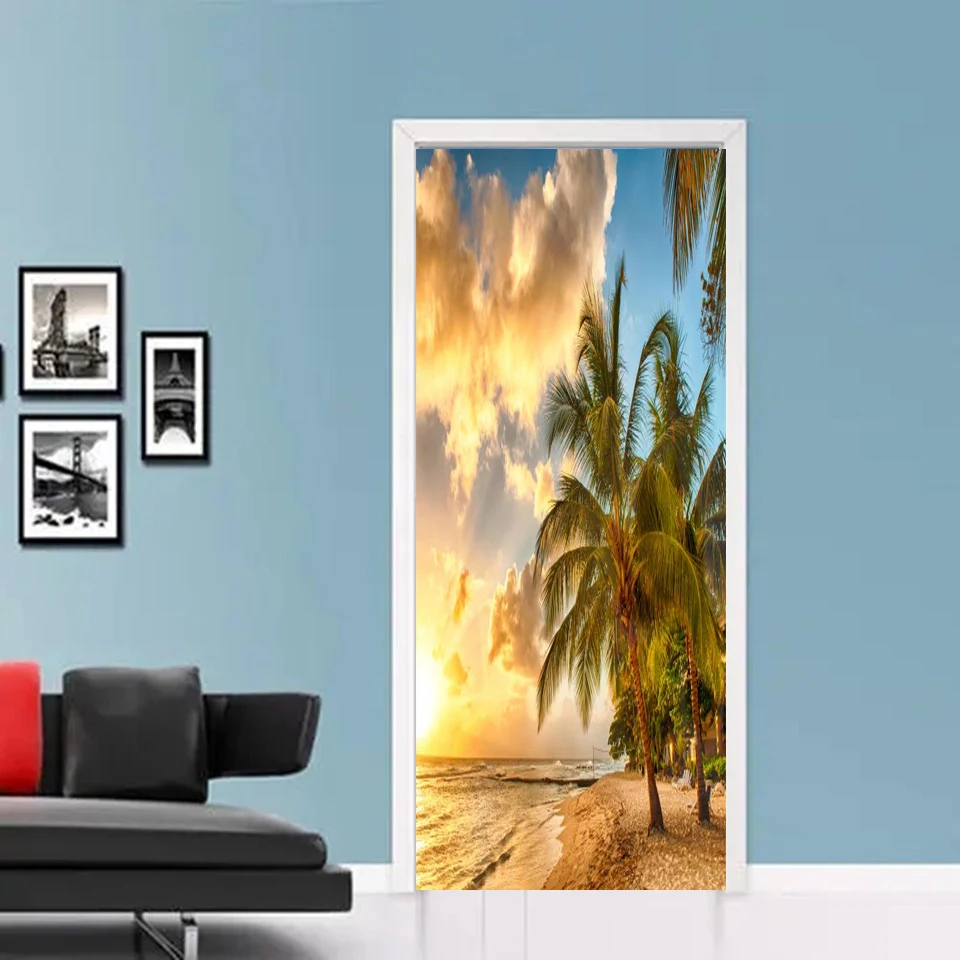 Modern Landscape Sticker On The Door Flowers 3D Wallpaper Vinyl Photo Stickers Door Cover Corridor Room Decor Wall Decal Poster
Modern Landscape Sticker On The Door Flowers 3D Wallpaper Vinyl Photo Stickers Door Cover Corridor Room Decor Wall Decal Poster