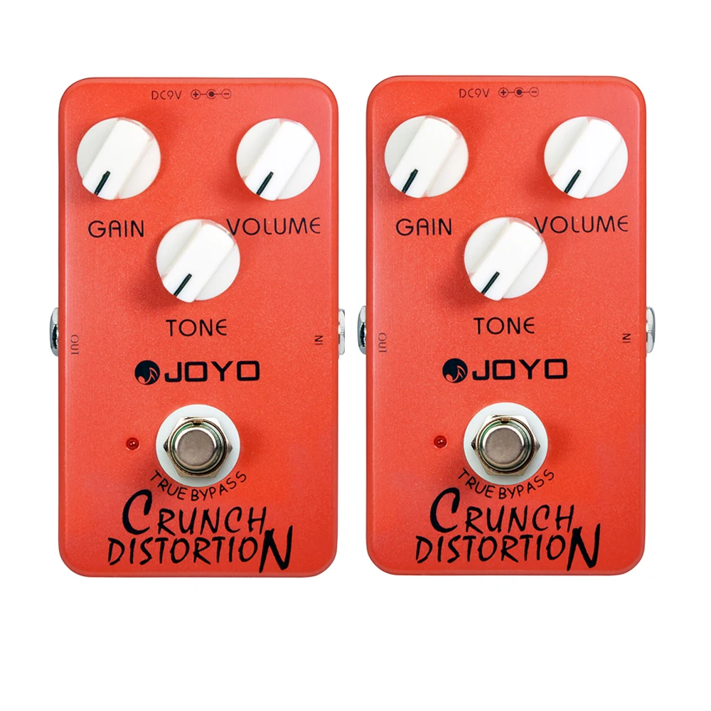 2Pcs JOYO JF-03 Crunch Distortion Guitar Effect Pedal British Classic Rock Distortion Pedal True Bypass Guitar Parts Accessories
2Pcs JOYO JF-03 Crunch Distortion Guitar Effect Pedal British Classic Rock Distortion Pedal True Bypass Guitar Parts Accessories