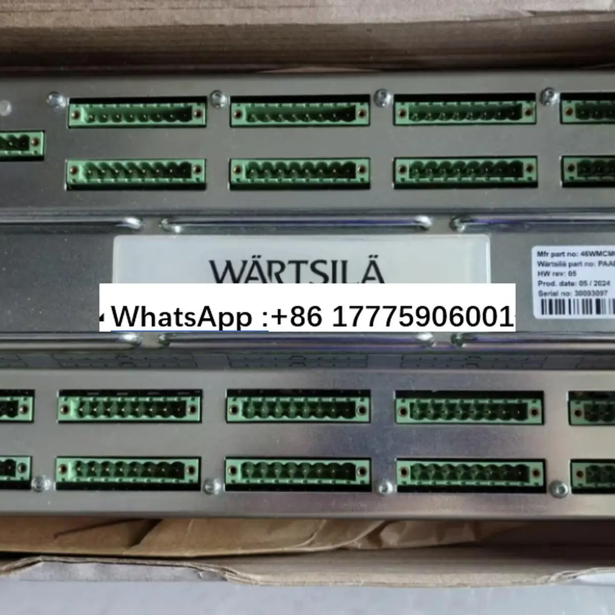 WARTSILA Wärts Grupo MCM-11 46WMCM03-I DAAD014293C PAAD032977C
WARTSILA Wärts Grupo MCM-11 46WMCM03-I DAAD014293C PAAD032977C