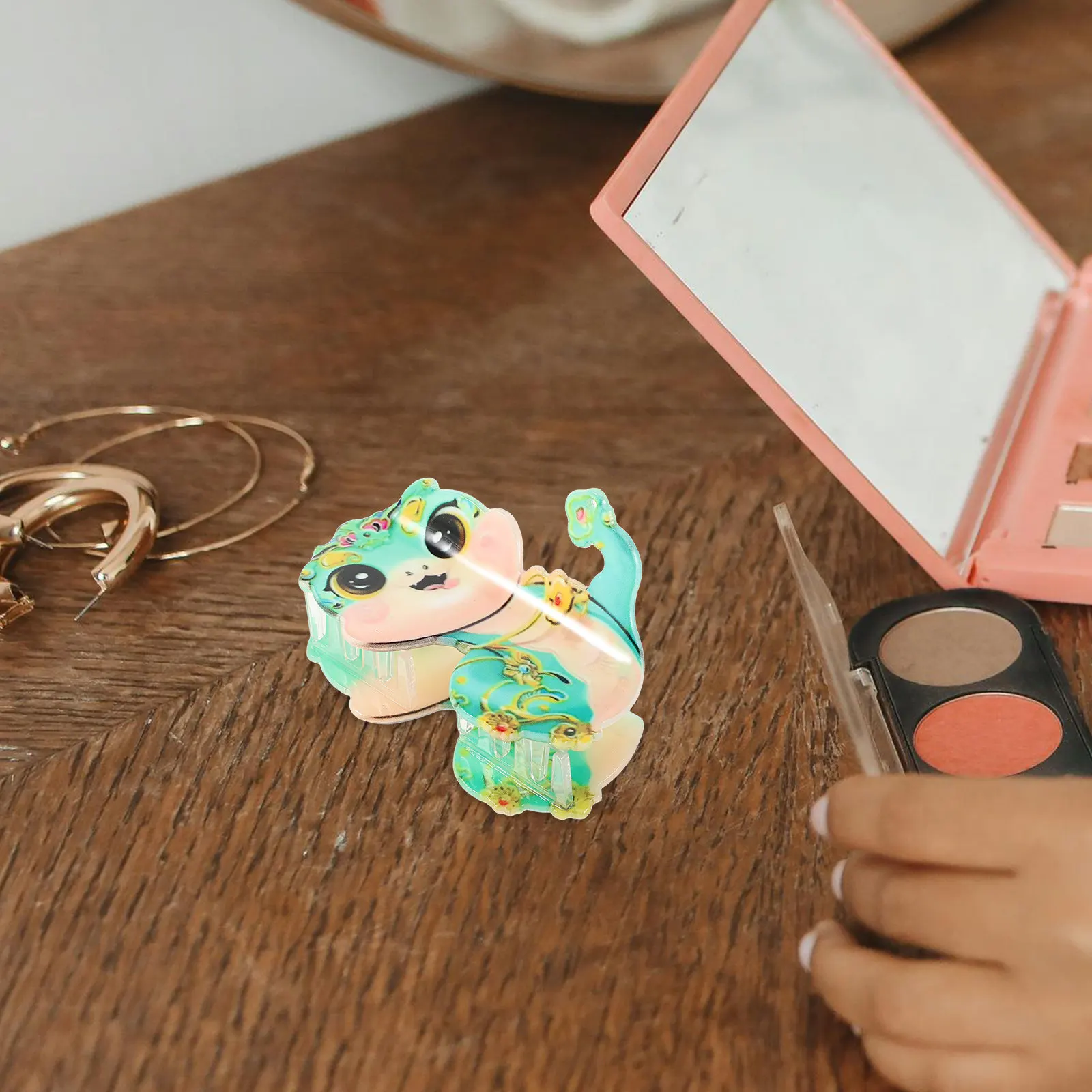 Small Cartoon Snake Hair Claw Clip Acetate Kawaii Animal Shaped Barrette for Women Festive Zodiac Snake Hair Accessory
Small Cartoon Snake Hair Claw Clip Acetate Kawaii Animal Shaped Barrette for Women Festive Zodiac Snake Hair Accessory