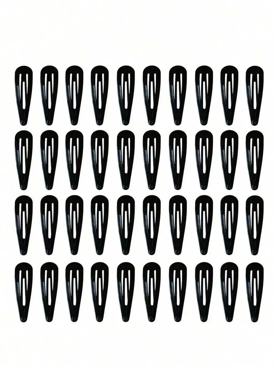 Black Solid Color Oil Drop Hair Clips For Women Claw Barrettes Hair Accessories Daily Wear
Black Solid Color Oil Drop Hair Clips For Women Claw Barrettes Hair Accessories Daily Wear