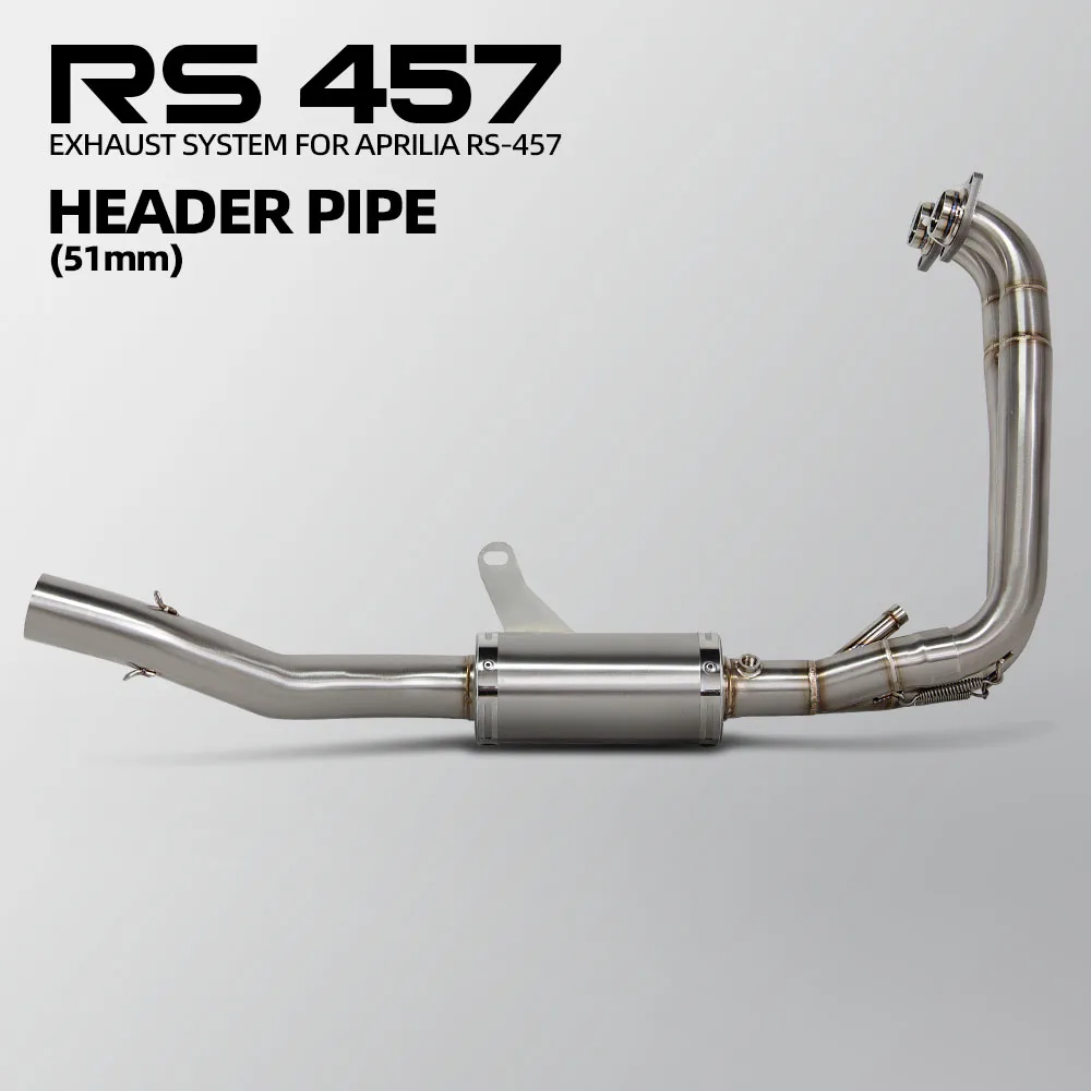 RS457 Exhaust Headers Tube For Aprilia RS 457 2024 2025 Motorcycle Escape Stainless 51MM Manifold Racing Line Kit
RS457 Exhaust Headers Tube For Aprilia RS 457 2024 2025 Motorcycle Escape Stainless 51MM Manifold Racing Line Kit