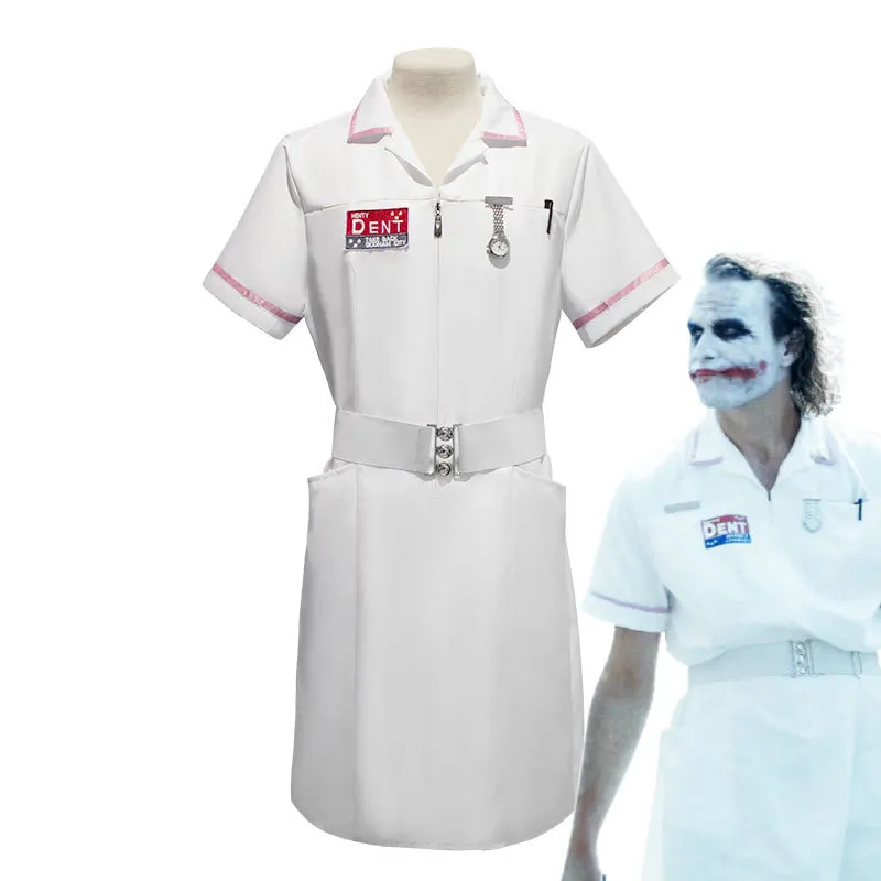 Anime Clown White Nurse Cosplay Show Costume Halloween Party Adult Women Uniform Dress Pocket Watch Accessory Suit Loungewear
Anime Clown White Nurse Cosplay Show Costume Halloween Party Adult Women Uniform Dress Pocket Watch Accessory Suit Loungewear