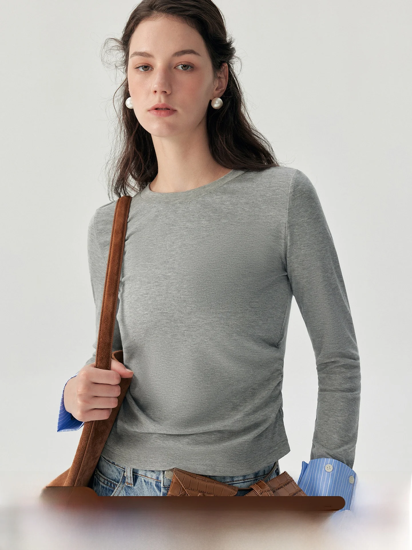 plus Size Contrast Color Long Sve round Ne T-irt ey Slim Fit Base Layer Top for Autumn plus Commute Sle P...
plus Size Contrast Color Long Sve round Ne T-irt ey Slim Fit Base Layer Top for Autumn plus Commute Sle P...