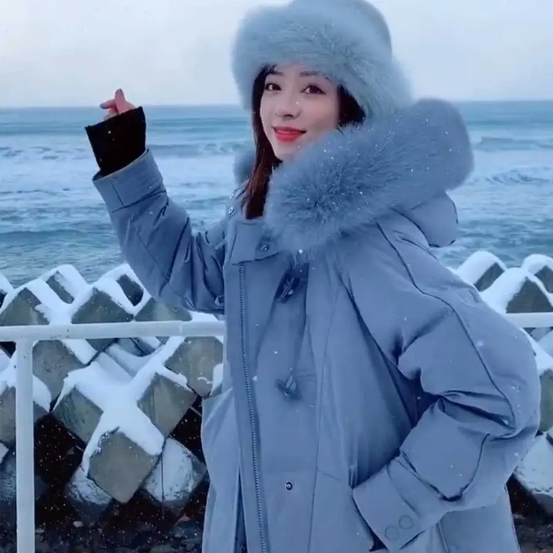 Women's Down Long Jacket Winter 90% White Duck Coat hooded Warm Parkas Snow Outwear Thickened Jackets for women Q533
Women's Down Long Jacket Winter 90% White Duck Coat hooded Warm Parkas Snow Outwear Thickened Jackets for women Q533