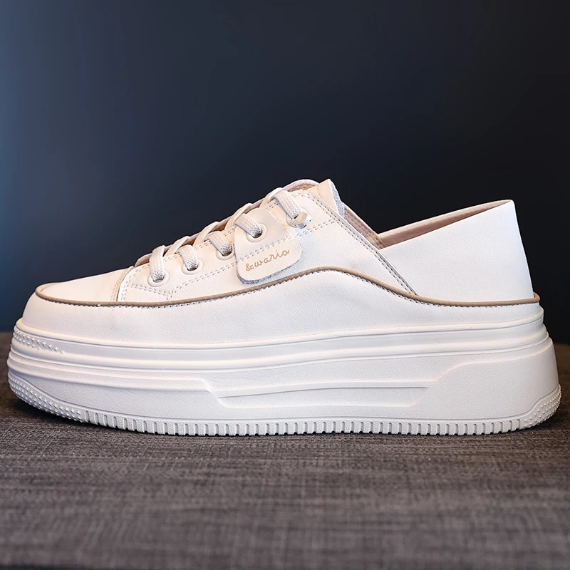 Women's Genuine Leather Platform Sneakers 2-Way Wear Lace-Up Thick Sole Breathable Casual Height Increasing Daily Shoes
Women's Genuine Leather Platform Sneakers 2-Way Wear Lace-Up Thick Sole Breathable Casual Height Increasing Daily Shoes