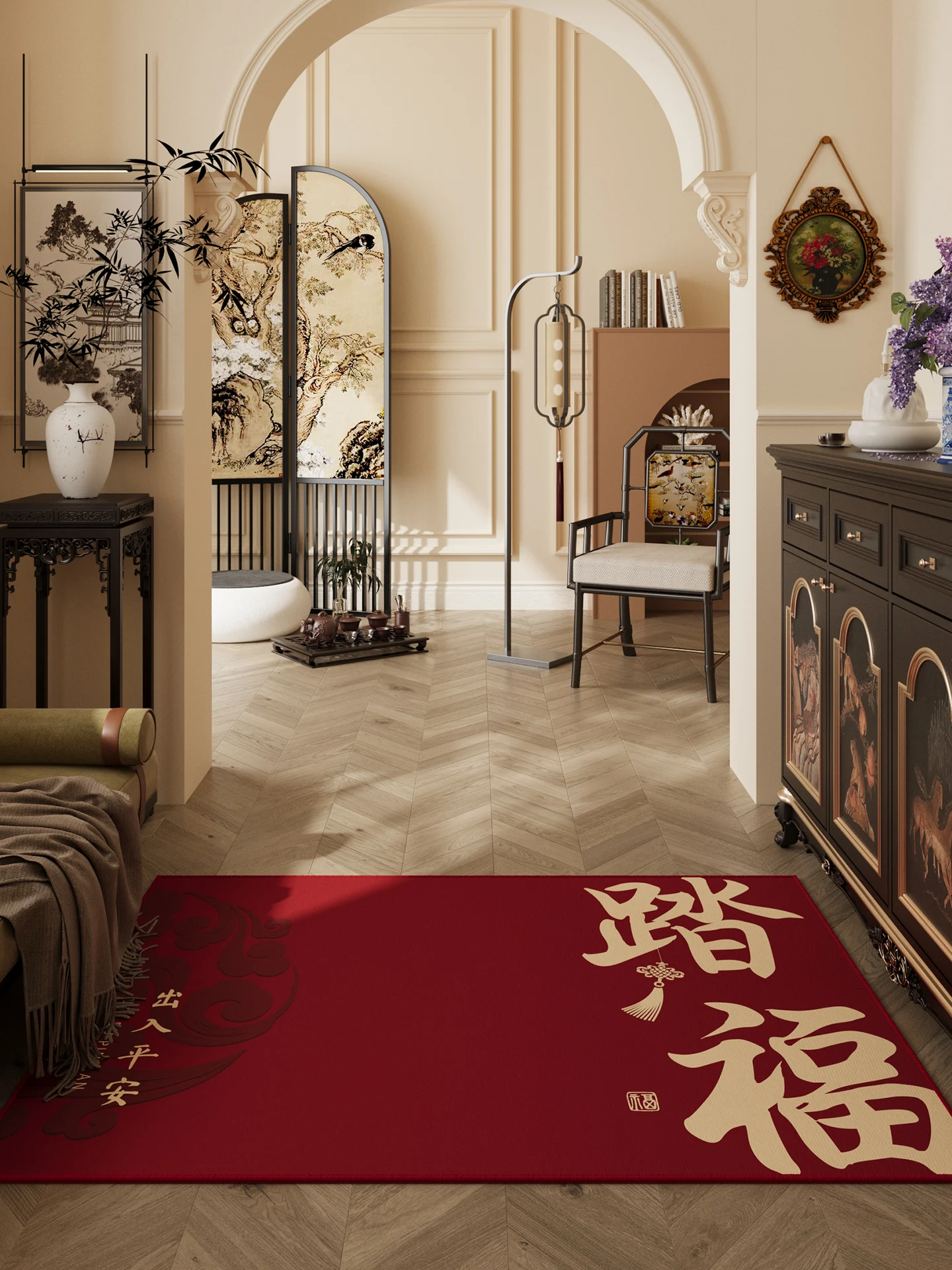 Entrance Door Mat Red Home Entrance Mat Anti-Slip Durable Wipe Feet Mat for Doorway And Entrance lway New Chinese Sle
Entrance Door Mat Red Home Entrance Mat Anti-Slip Durable Wipe Feet Mat for Doorway And Entrance lway New Chinese Sle