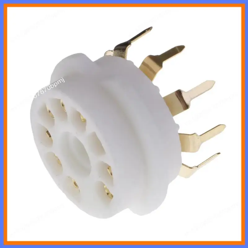 BAAE 4PCS 9 Pin Gold PCB Vacuum Tube Socket For 12AX7,12AT7,12AU7,ECC83,ECC82,E88CC, 6922 ,6P1
BAAE 4PCS 9 Pin Gold PCB Vacuum Tube Socket For 12AX7,12AT7,12AU7,ECC83,ECC82,E88CC, 6922 ,6P1