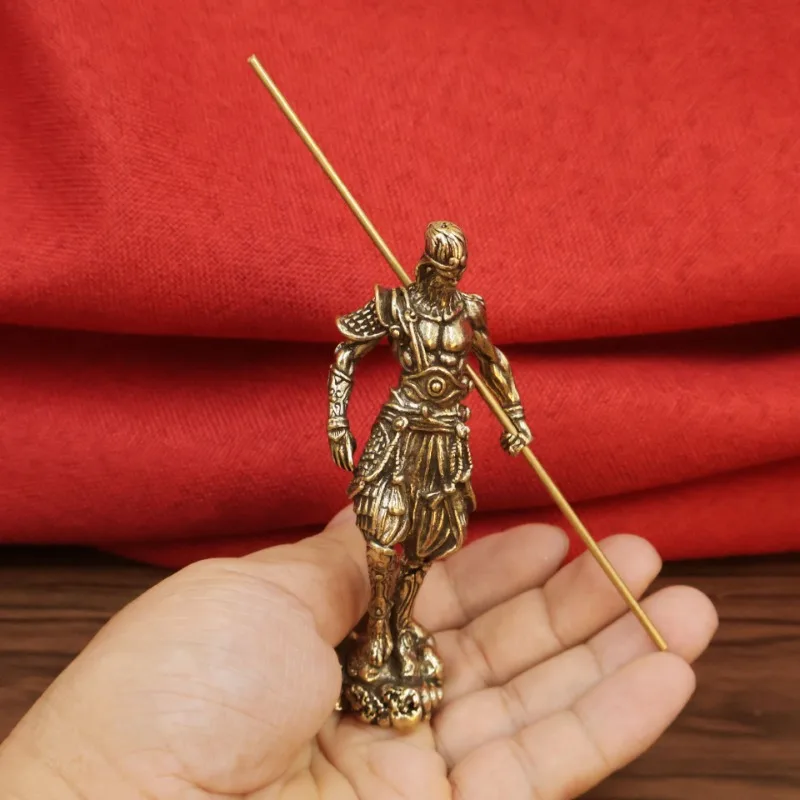Antique Monkey King Sun WuKong Statue Gold Color Office Desk Decoration Figurines Miniature Brass Plated Car Ornament Home Decor
Antique Monkey King Sun WuKong Statue Gold Color Office Desk Decoration Figurines Miniature Brass Plated Car Ornament Home Decor