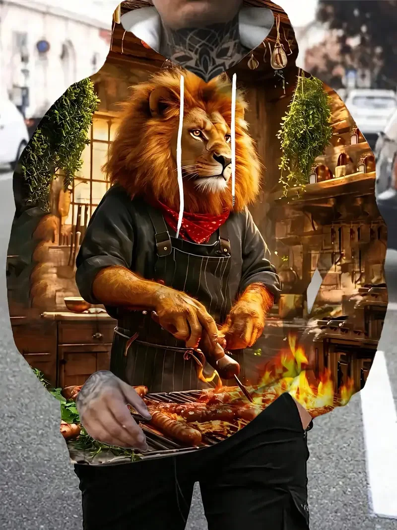 2026 модная толстовка с рисунком льва для мужчин и женщин, пуловер с 3D принтом животных, топы, толстовка, осенняя куртка, пальто, костюм, мужские толстовки
2026 модная толстовка с рисунком льва для мужчин и женщин, пуловер с 3D принтом животных, топы, толстовка, осенняя куртка, пальто, костюм, мужские толстовки