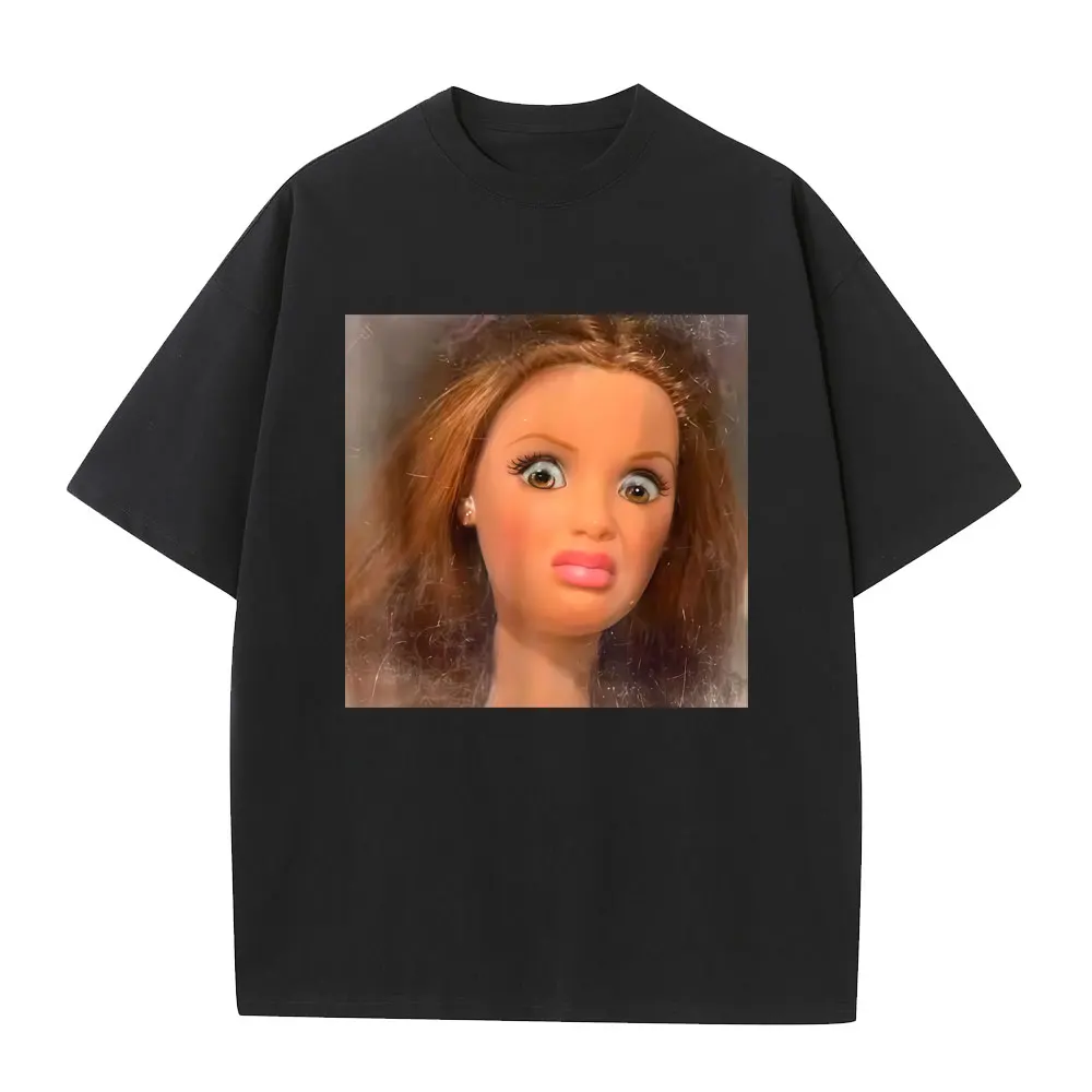 Funny Disgusting Doll Face Meme T-shirt Men Women Casual Humor T Shirts Summer Cotton Oversized Short Sleeve Streetwear Unisex
Funny Disgusting Doll Face Meme T-shirt Men Women Casual Humor T Shirts Summer Cotton Oversized Short Sleeve Streetwear Unisex
