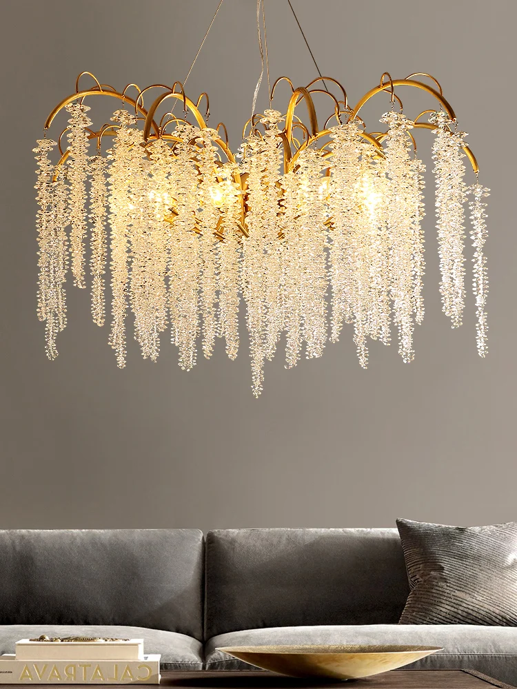 New Modern Design Crystal Led Chandelier Lighting Wedding Decor for Living Room Hotel Lobby Villa Pendant Light
New Modern Design Crystal Led Chandelier Lighting Wedding Decor for Living Room Hotel Lobby Villa Pendant Light