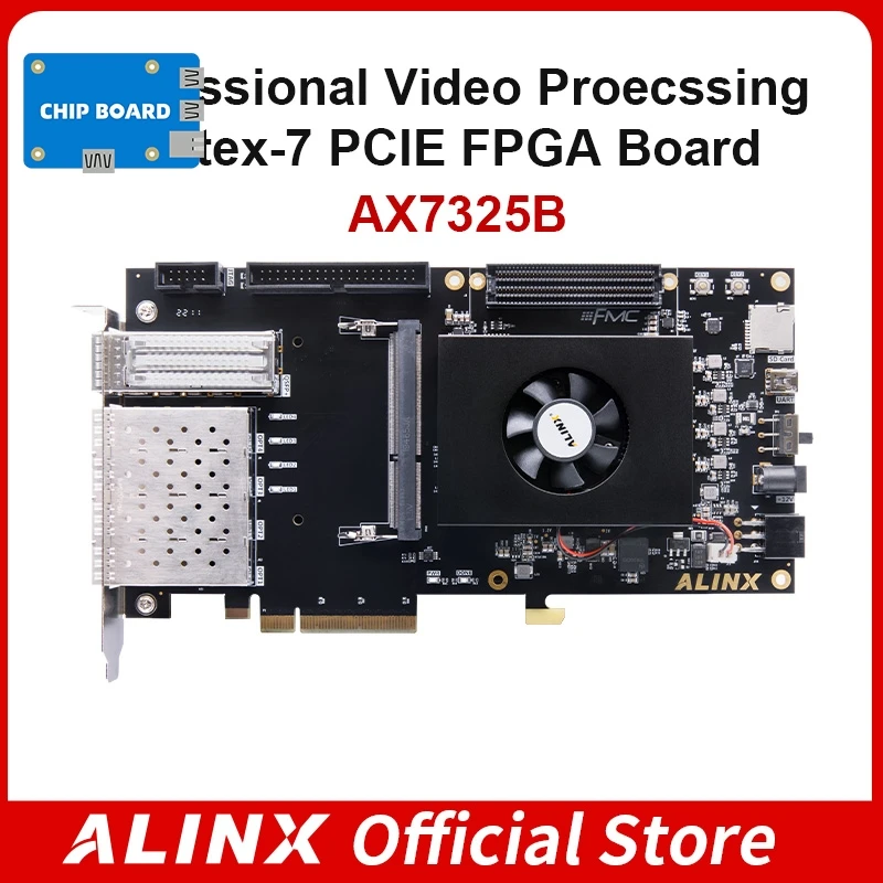 ALINX AX7325B XILINX Kintex-7 SFP FPGA Development Board XC7K325 PCIE Accelerator Card Demo
ALINX AX7325B XILINX Kintex-7 SFP FPGA Development Board XC7K325 PCIE Accelerator Card Demo