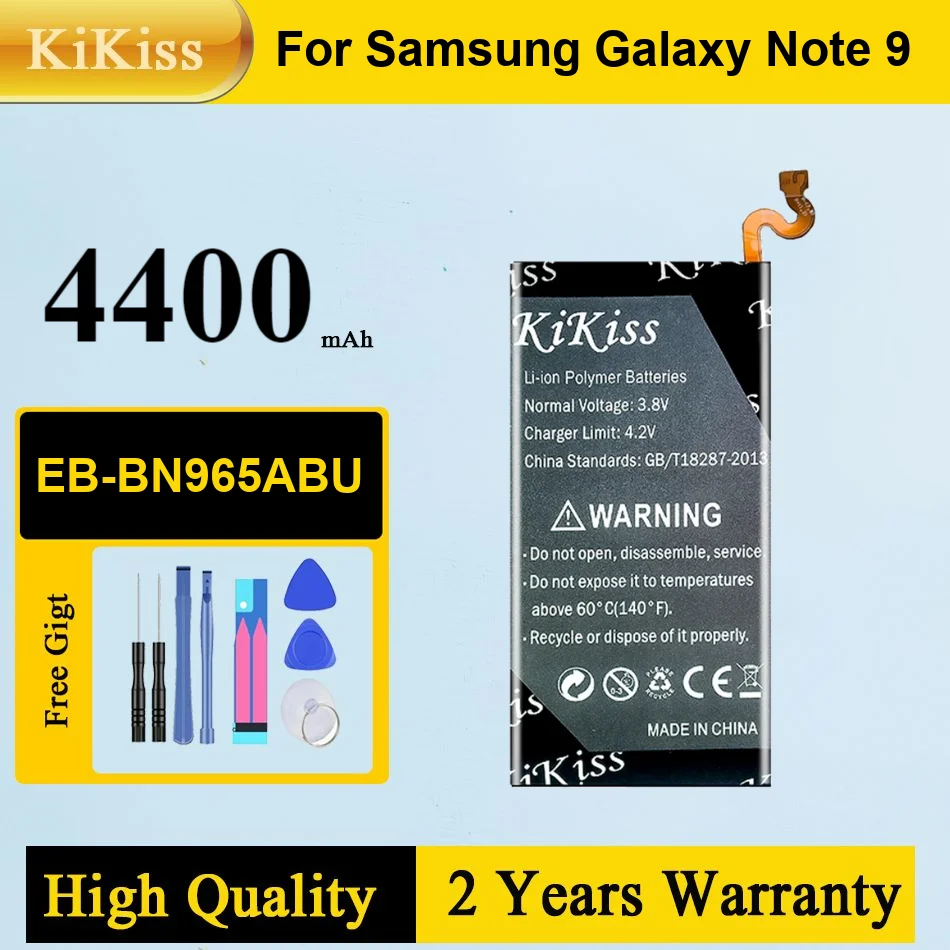 Сменный аккумулятор 4400 мАч EB-BN965ABU для Samsung Galaxy Note 9 N9600 SM-N9600 SM-N960F N960U N960N N960W
Сменный аккумулятор 4400 мАч EB-BN965ABU для Samsung Galaxy Note 9 N9600 SM-N9600 SM-N960F N960U N960N N960W