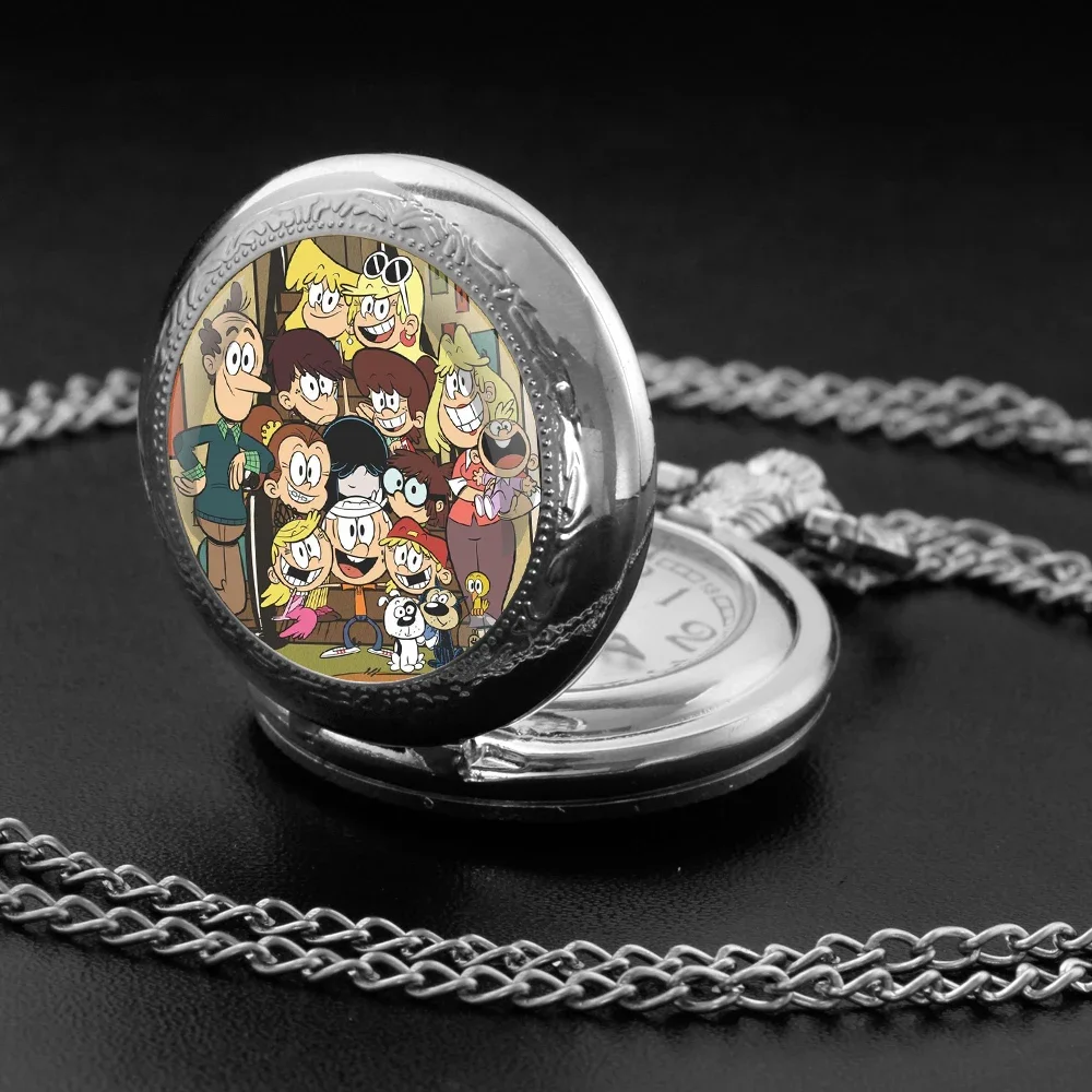 The Loud House Vintage Glass Dome Quartz Pocket Watch Chain Linked Timepiece Pendant Ideal for Men Women Children As Gifts
The Loud House Vintage Glass Dome Quartz Pocket Watch Chain Linked Timepiece Pendant Ideal for Men Women Children As Gifts