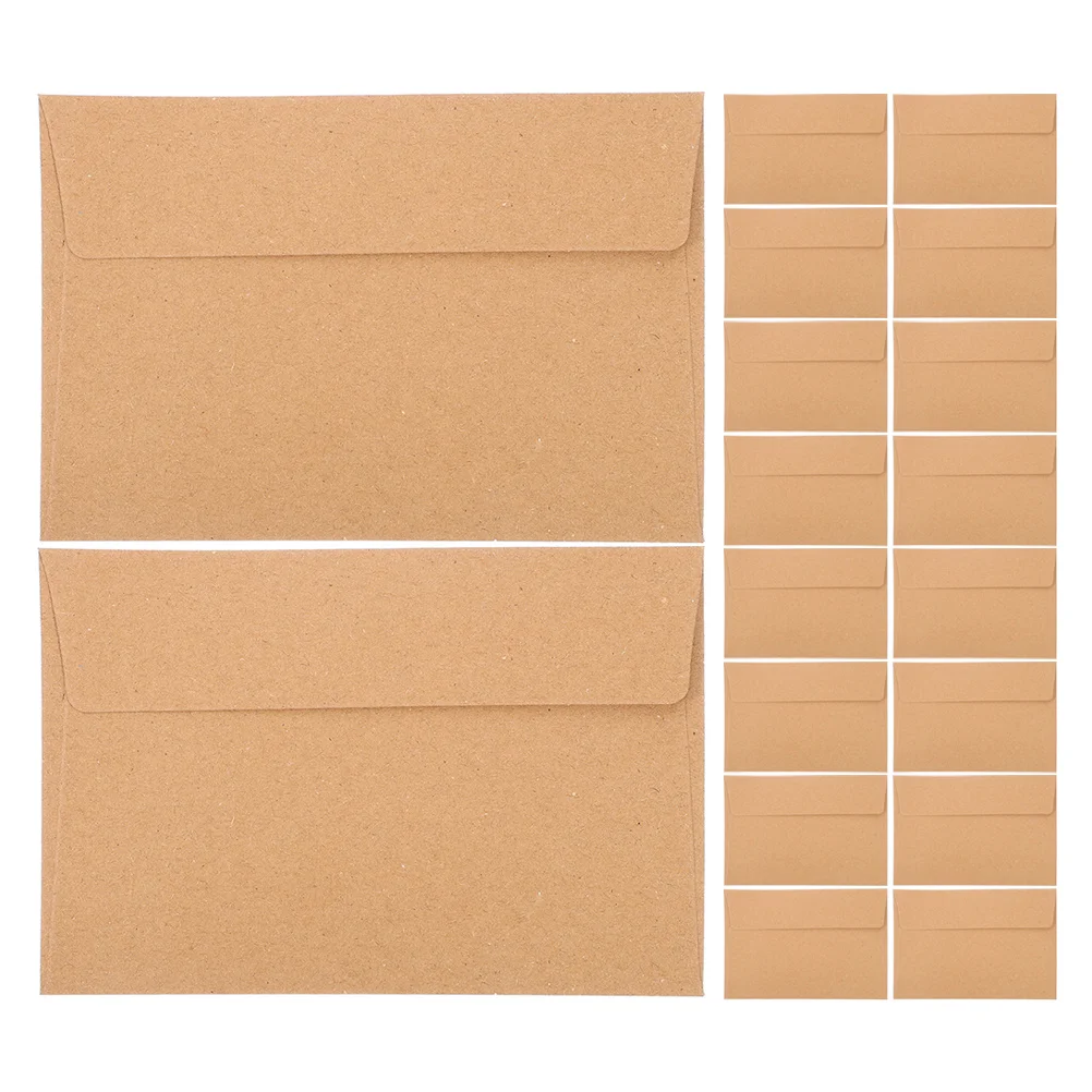 30pcs Kraft Envelopes Brown A4 Card Invitation Envelope Self Adhesive Wedding Greeting Photo Mailing Decorative Paper Set
30pcs Kraft Envelopes Brown A4 Card Invitation Envelope Self Adhesive Wedding Greeting Photo Mailing Decorative Paper Set