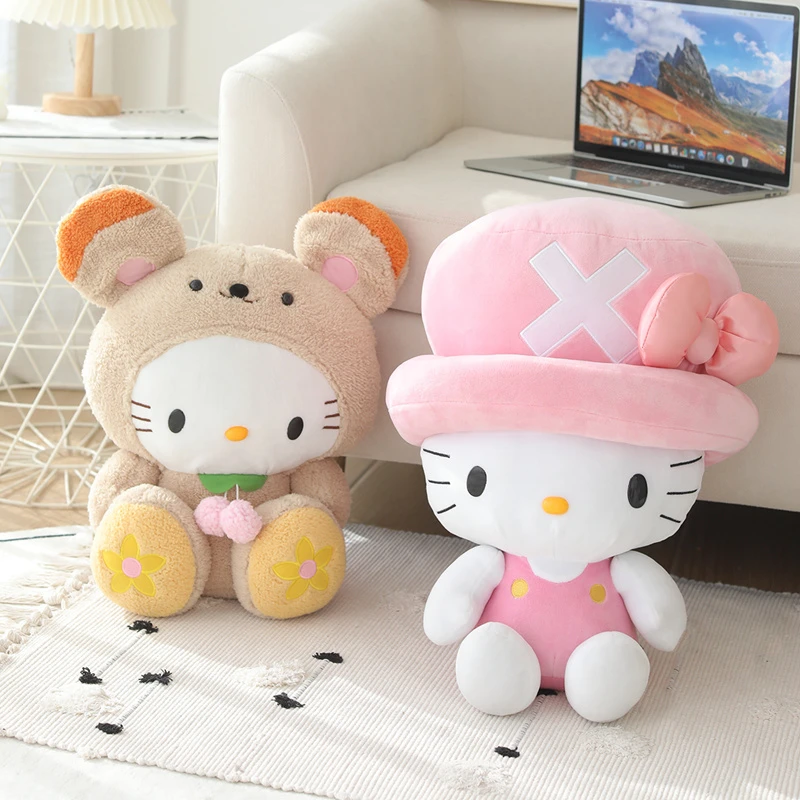 Sanrio 45cm Hello Kitty Plush Toy Soft Cuddly Stuffed Cartoon Anime Kawaii Cat With Hat Plushies Japanese Style Doll Xmas Gifts
Sanrio 45cm Hello Kitty Plush Toy Soft Cuddly Stuffed Cartoon Anime Kawaii Cat With Hat Plushies Japanese Style Doll Xmas Gifts
