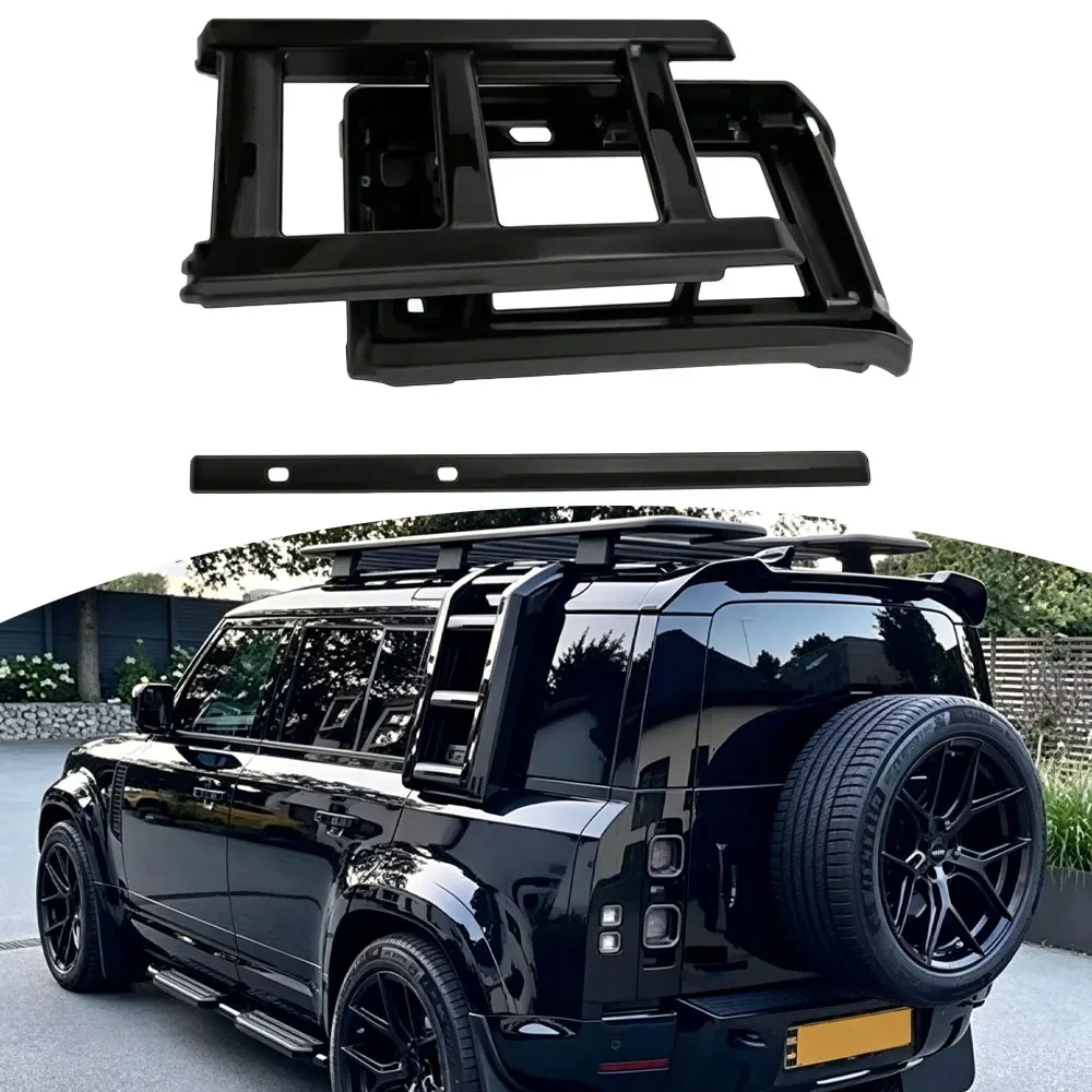 Fits for Land Rover Defender 110 L851 2020-2026 Glossy Black Liftable Ladder Roof Rack Access
Fits for Land Rover Defender 110 L851 2020-2026 Glossy Black Liftable Ladder Roof Rack Access