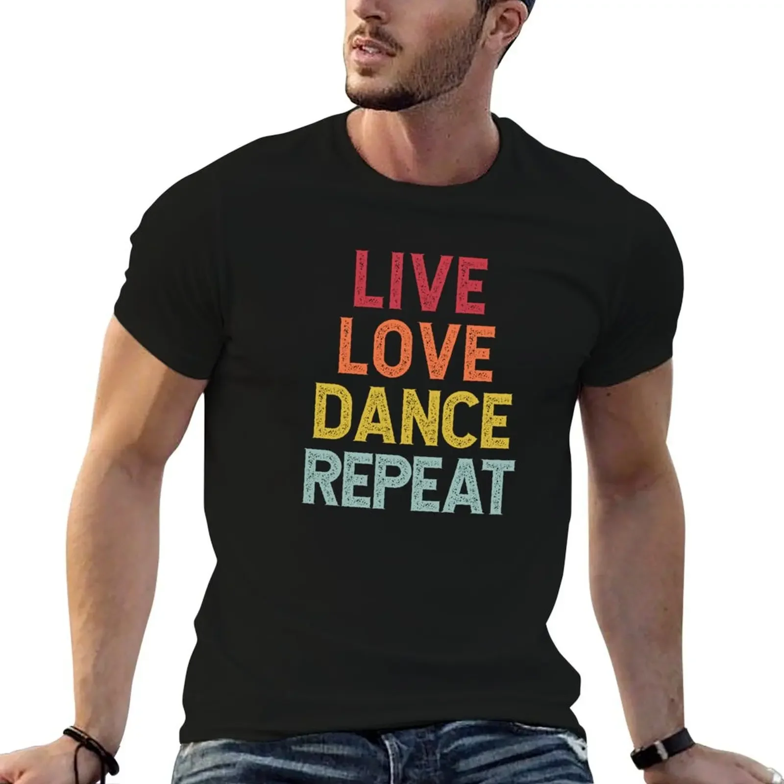 Distressed Live Love Dance Repeat T-Shirt graphic t shirt vintage graphic tee shirt vintage anime shirt clothes for men
Distressed Live Love Dance Repeat T-Shirt graphic t shirt vintage graphic tee shirt vintage anime shirt clothes for men