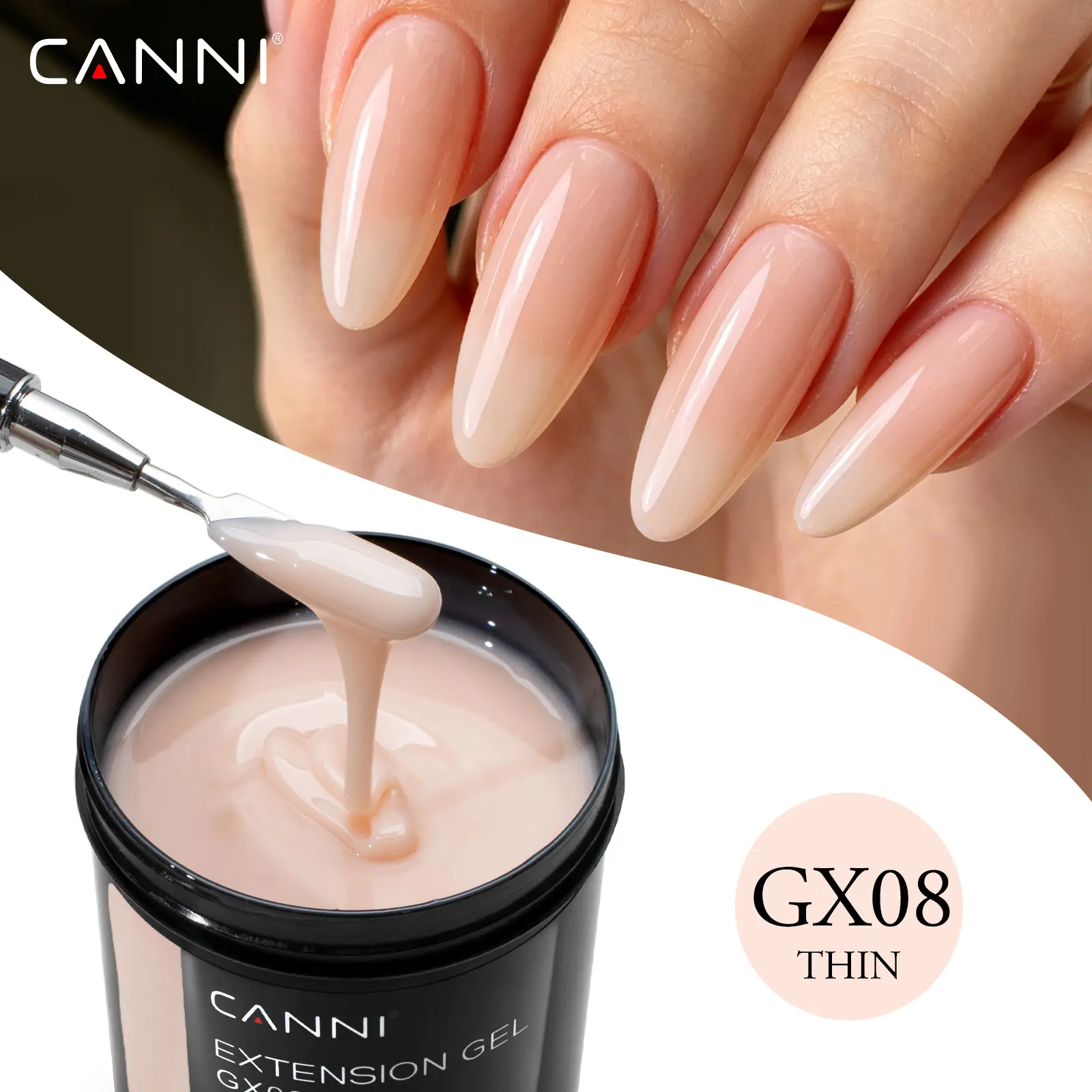 CANNI Builder Extension Gel 225g Salon Quality Natural Jelly Colors Long Lasting Self Leveling Extra Strong Gel Nail TPO Free
CANNI Builder Extension Gel 225g Salon Quality Natural Jelly Colors Long Lasting Self Leveling Extra Strong Gel Nail TPO Free