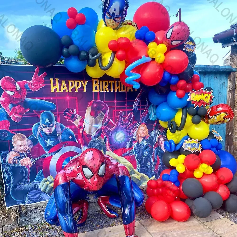 89pcs Spiderman Balloon Set Superhero Air Globos Children‘s Birthday Party Baby Shower Decorations Boys Toy Gift
89pcs Spiderman Balloon Set Superhero Air Globos Children‘s Birthday Party Baby Shower Decorations Boys Toy Gift