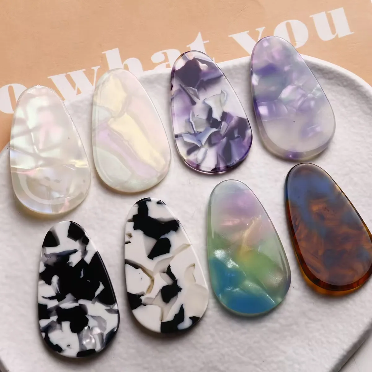 30Pcs/Lot Teardrop Acetate Beads, Colorful Cellulose Acetate Beads For DIY Hair Clips Earrings Jewelry Making Supplies
30Pcs/Lot Teardrop Acetate Beads, Colorful Cellulose Acetate Beads For DIY Hair Clips Earrings Jewelry Making Supplies